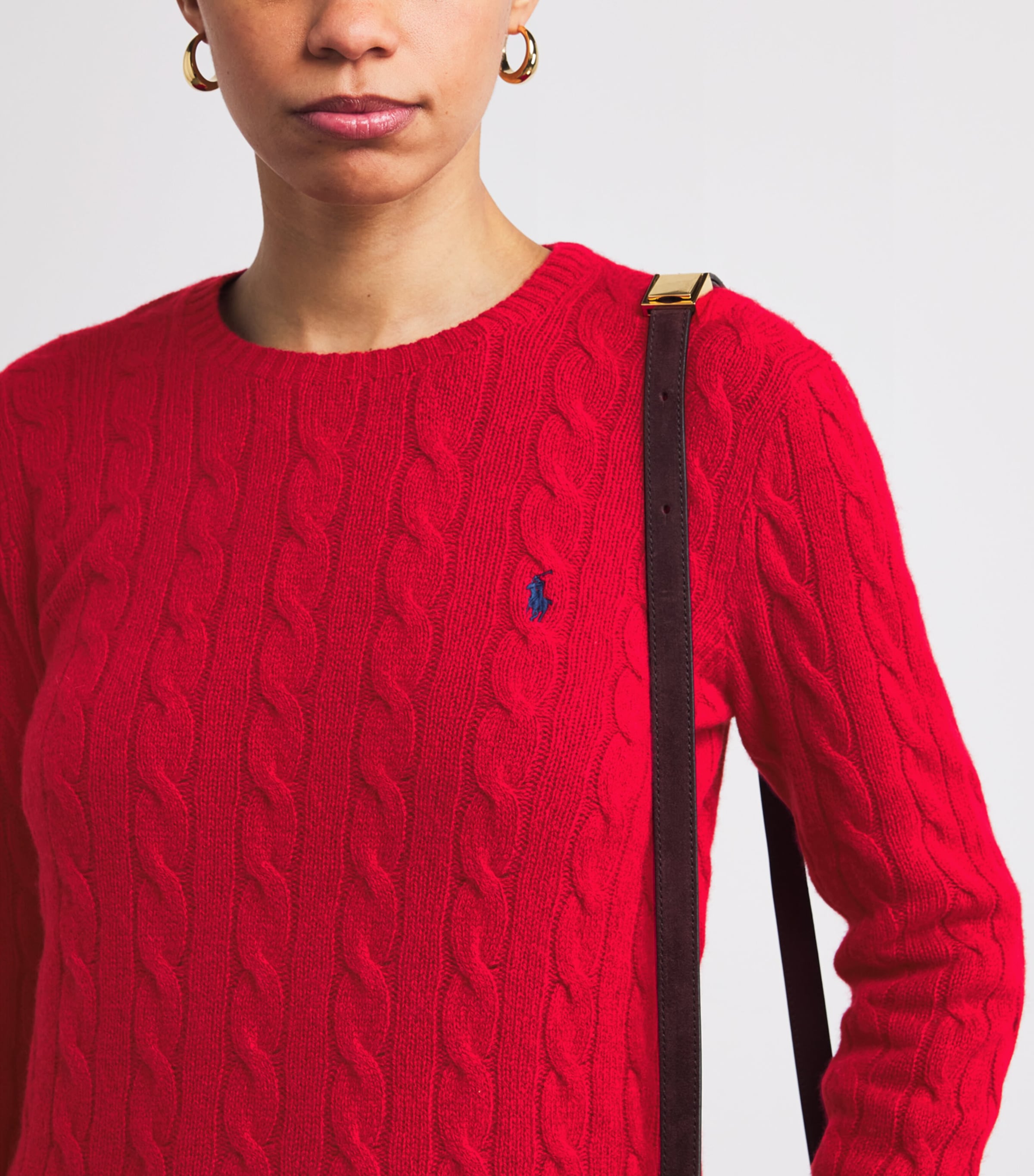 Polo Ralph Lauren Red Wool-Cashmere Julianna Sweater | Harrods US