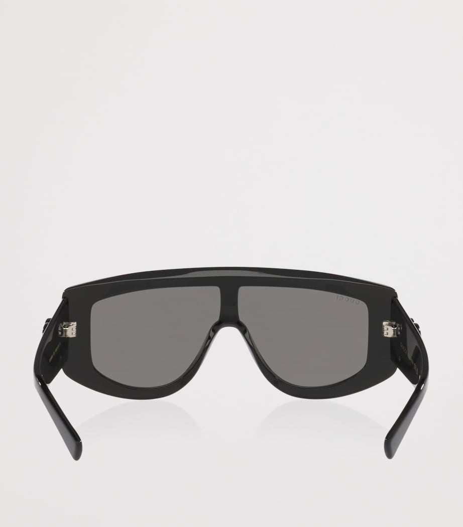 Gucci Irregular Sunglasses Black Image 4