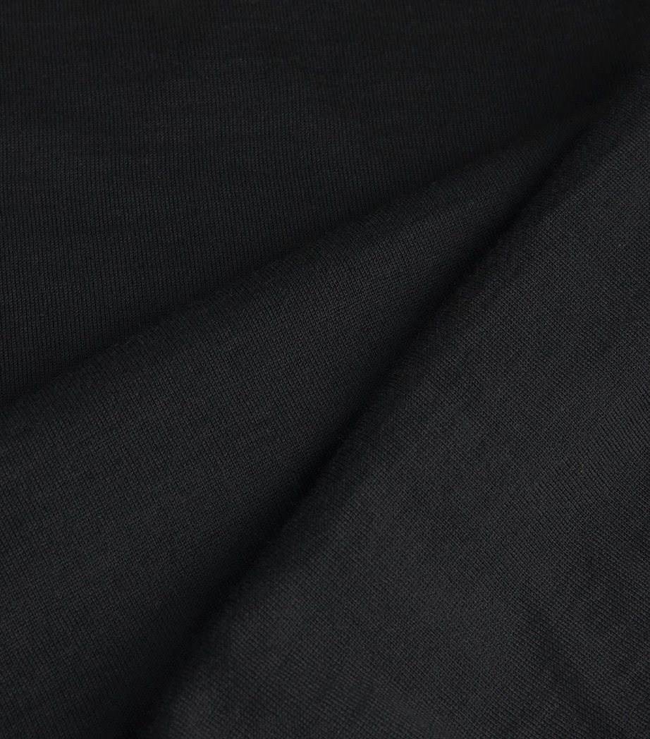 Virgin Wool Top BLACK Image 5