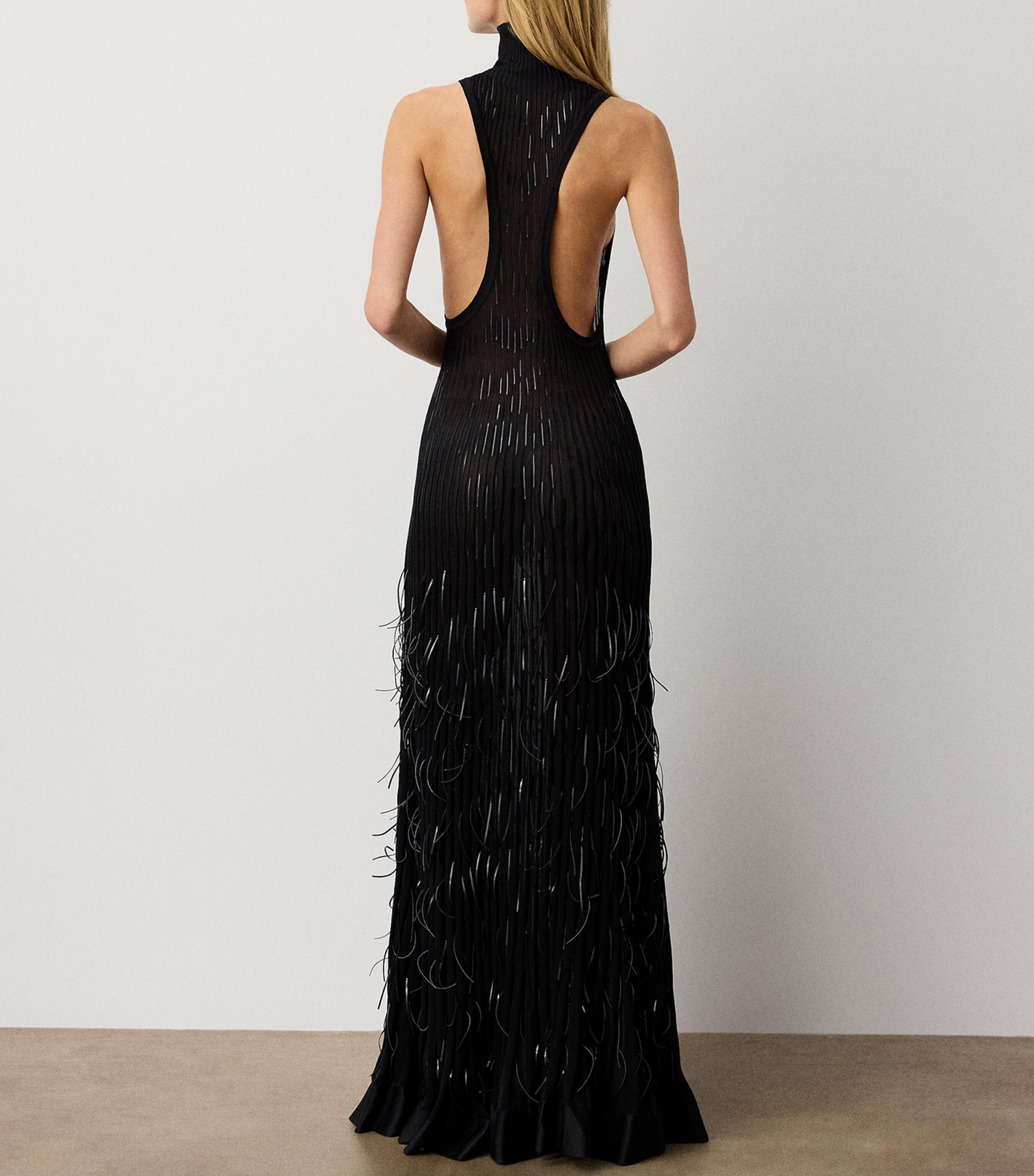 long black dresses for graduation Sparkly Black A Line V Neck Sequins Long Prom Dresses, Black Formal  Dresses, Graduation Dresses main image 0