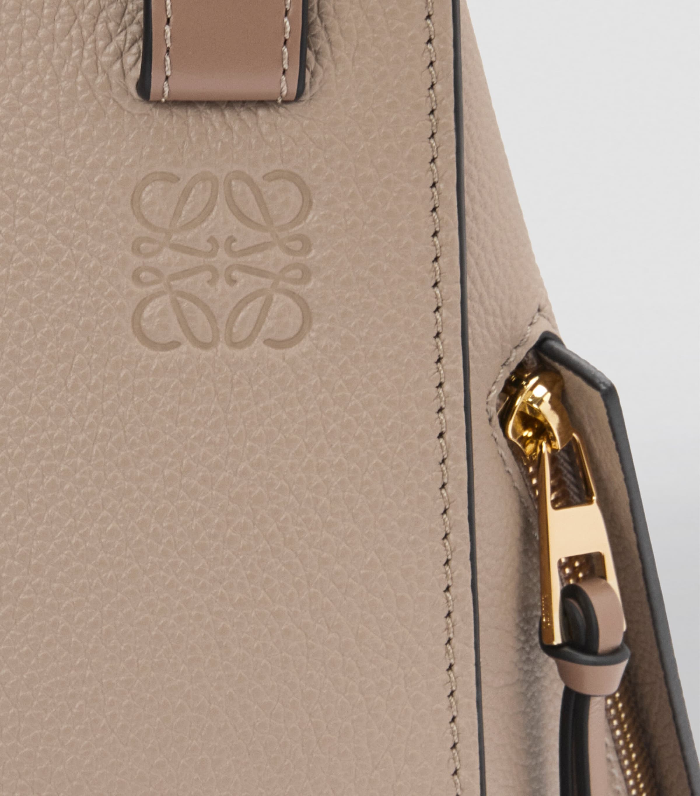 LOEWE Beige Small Hammock Top-Handle Bag | Harrods US