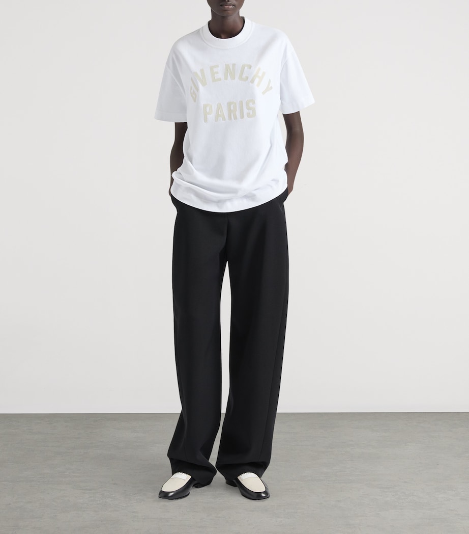 Logo Boxy T-Shirt WHITE Image 2