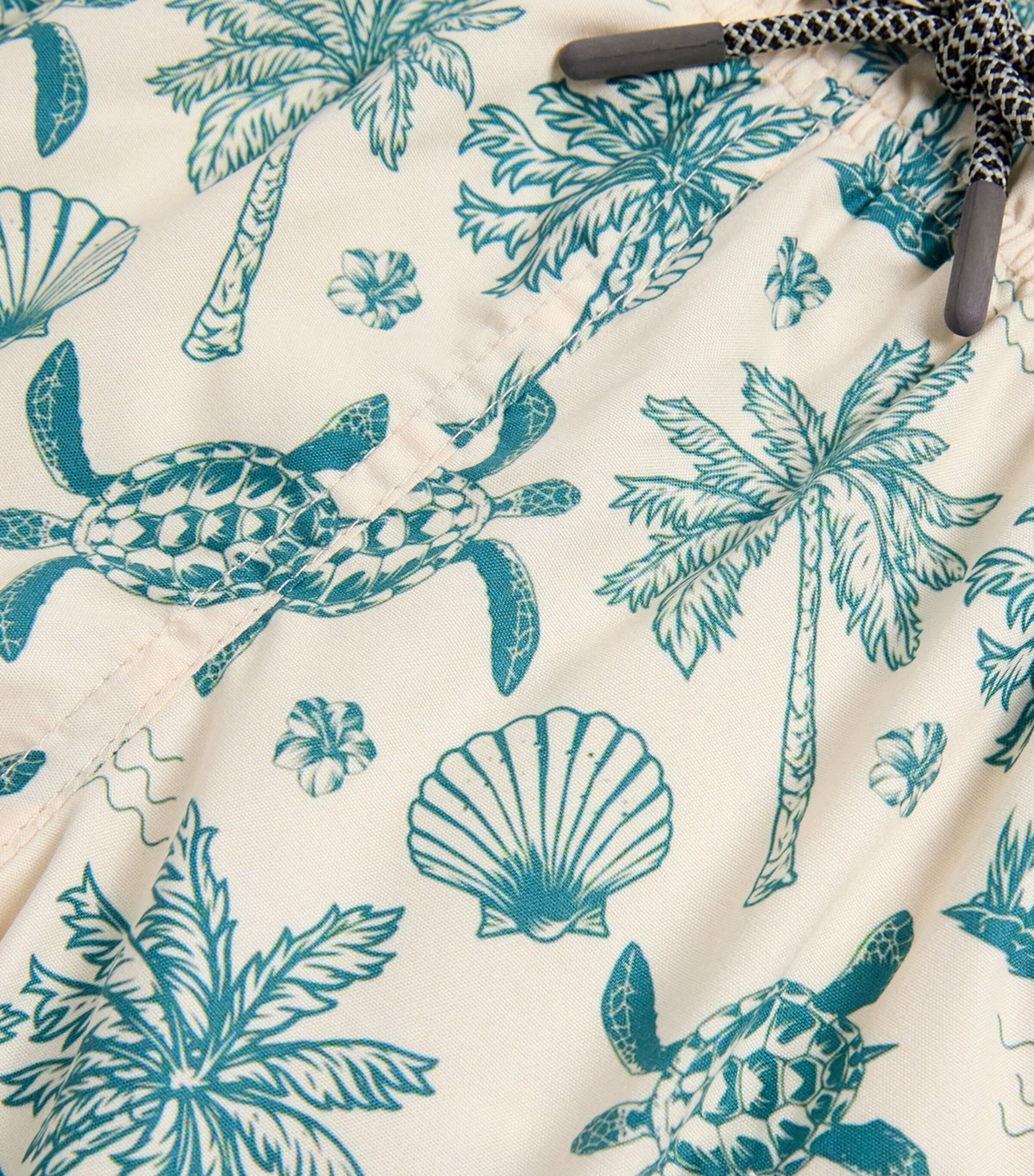 MARIE RAXEVSKY Vintage Print Swim Shorts (2-12 Years) Vintage Image 4