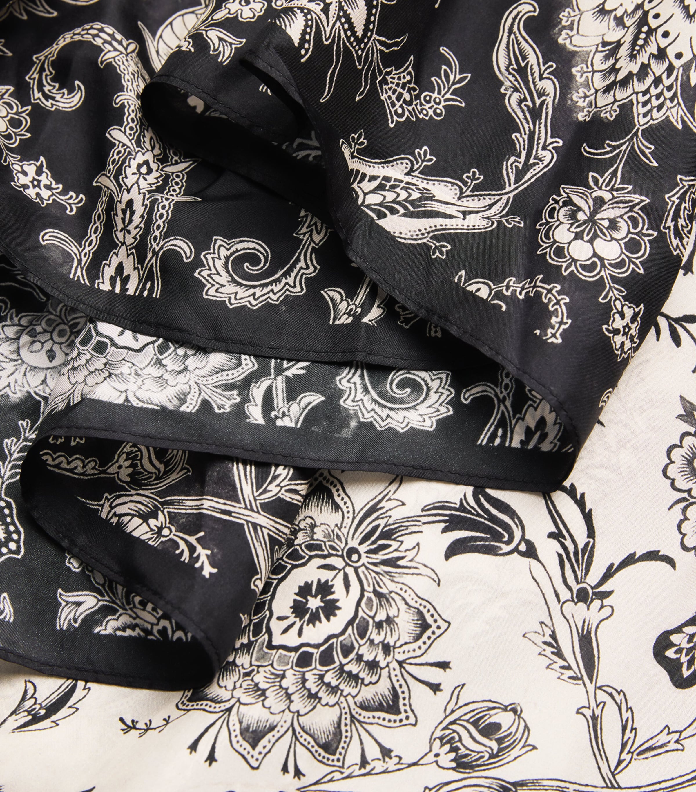 ワンピース ZIMMERMANN RHIANNON PRINTED SILK MINI DRESS Rhiannon Lantern Mini Dress Cream/Black Floral Online