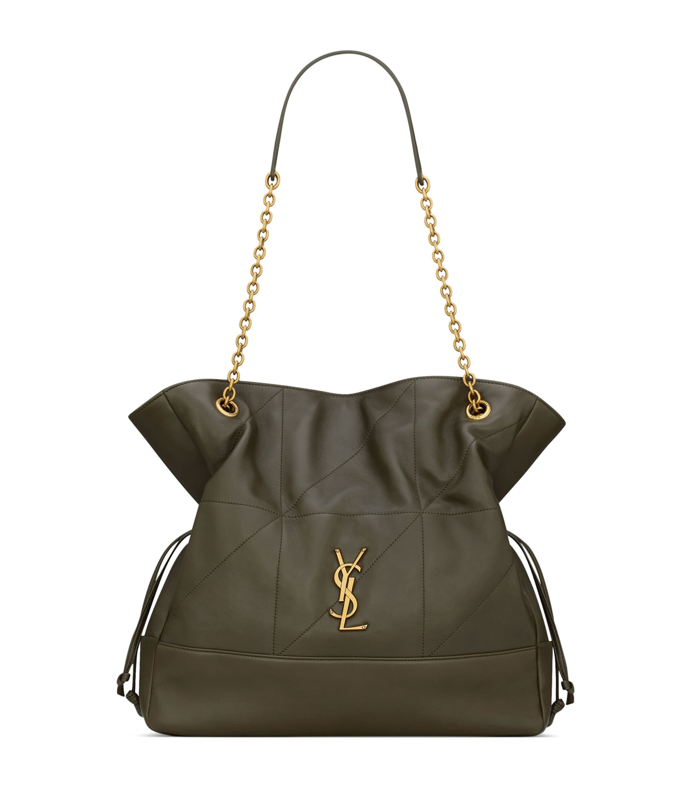 Saint Laurent Lambskin Jamie 4.3 Shoulder Bag In Green