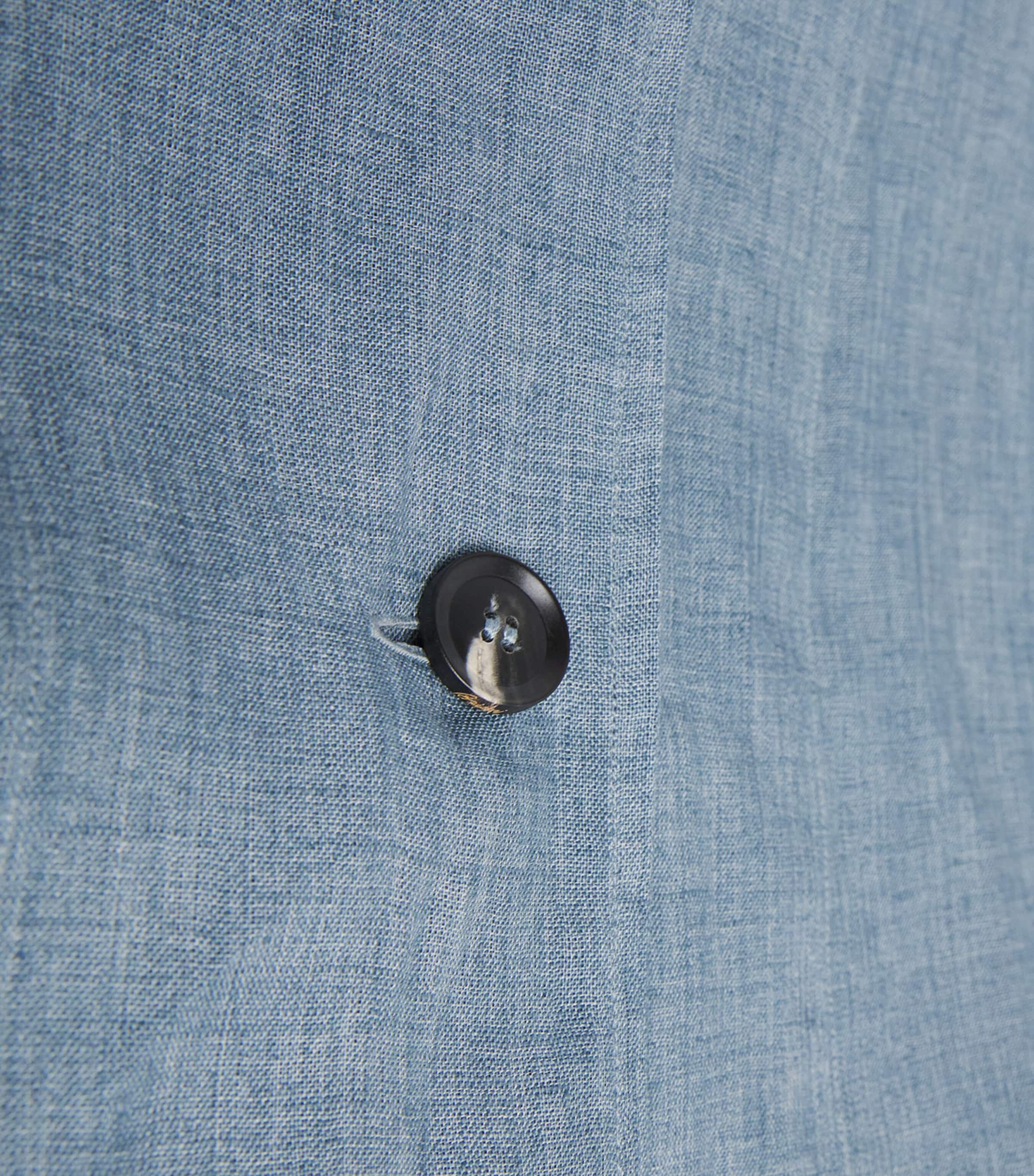 Brioni Mens Linen Overshirt Image 6