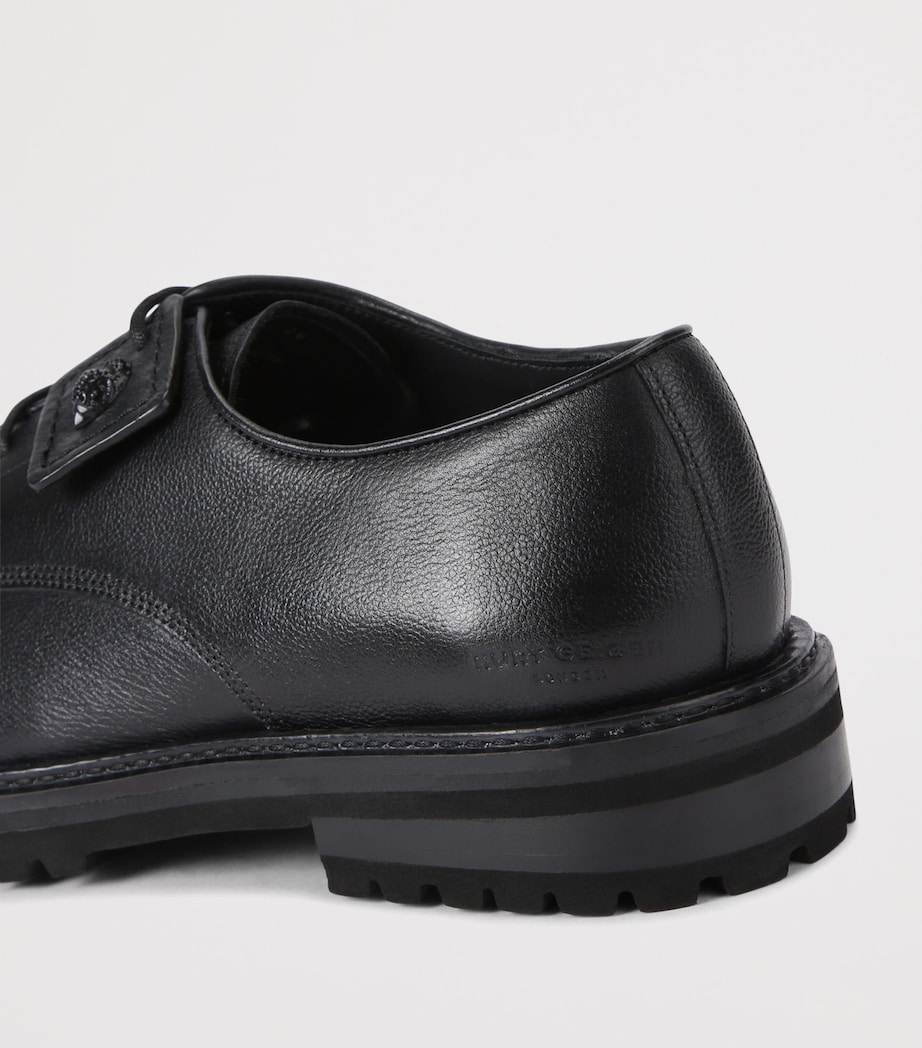 Leather Mercer Cleat Derby Shoes BLACK Image 2
