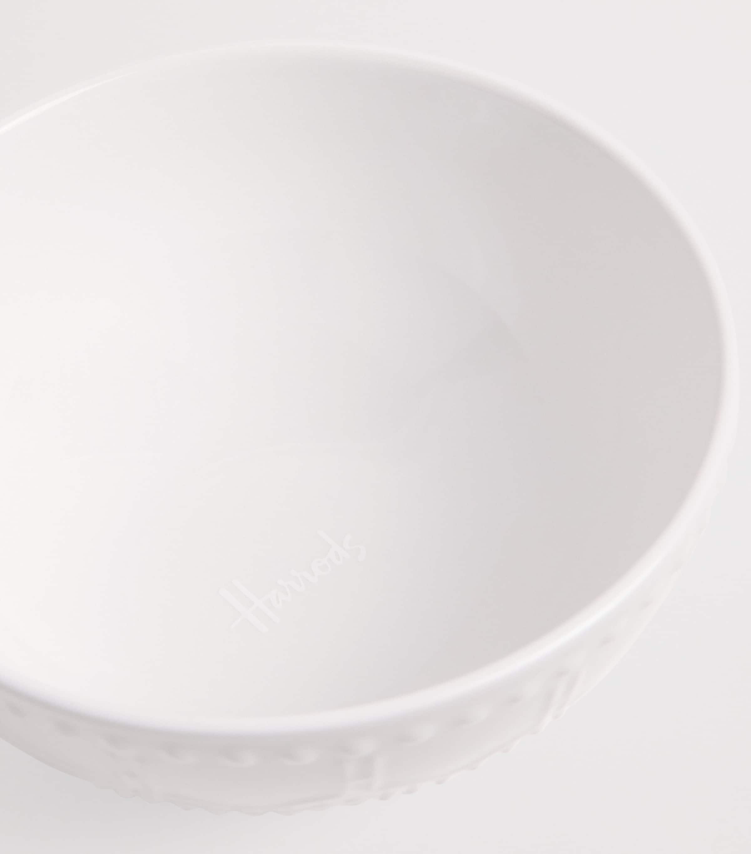 Stoneware Brompton Snack Bowl (12cm) WHITE Image 2