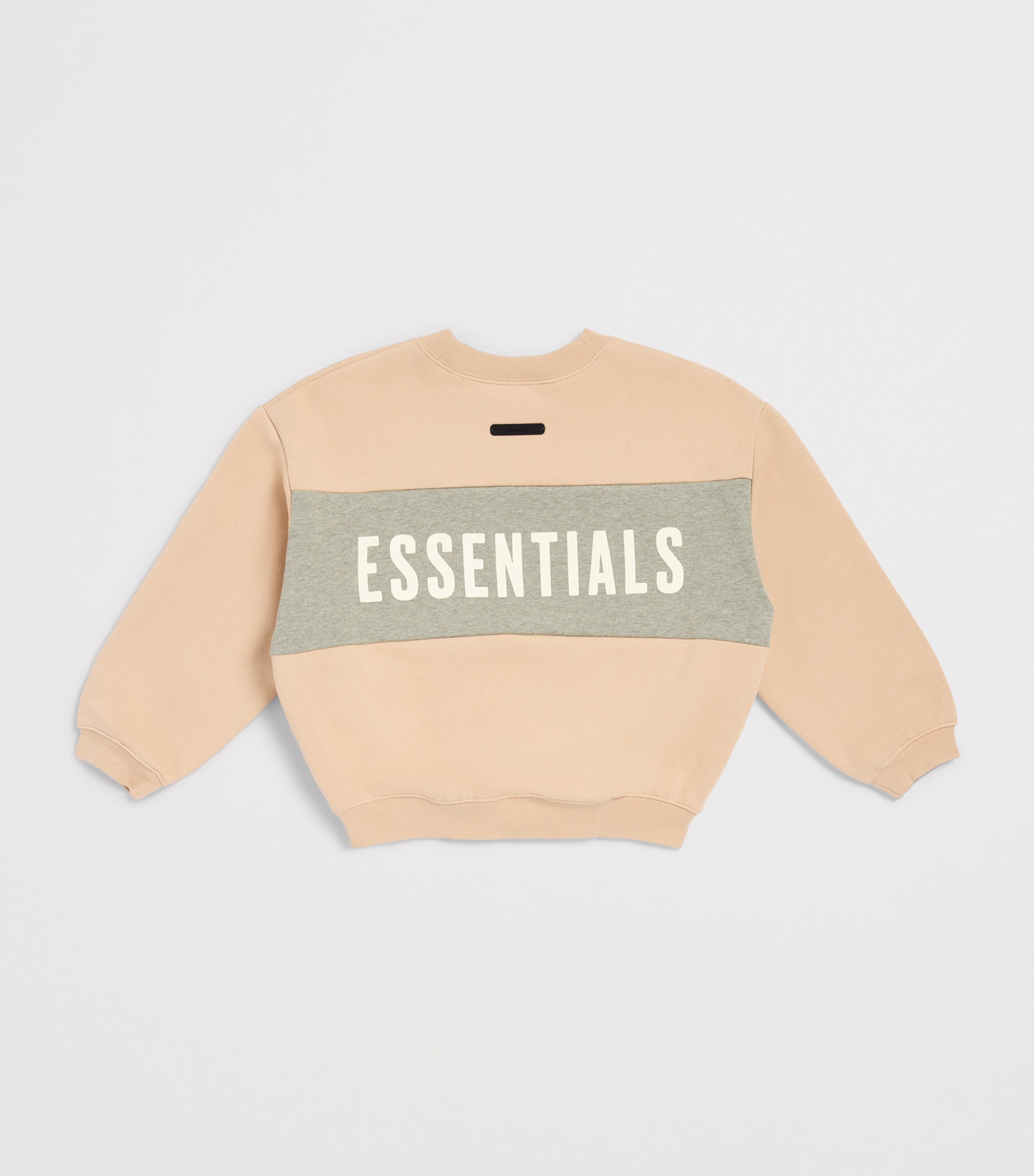 FEAR OF GOD ESSENTIALS KIDS Logo Panel Sweatshirt (2-14 Years) Hthr Image 2