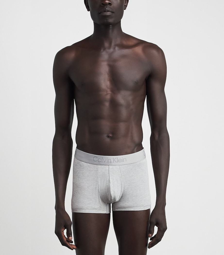 Calvin Klein Mens Ultra Soft Modal Trunks (Pack of 3) Dark Sapphire/d Image 2