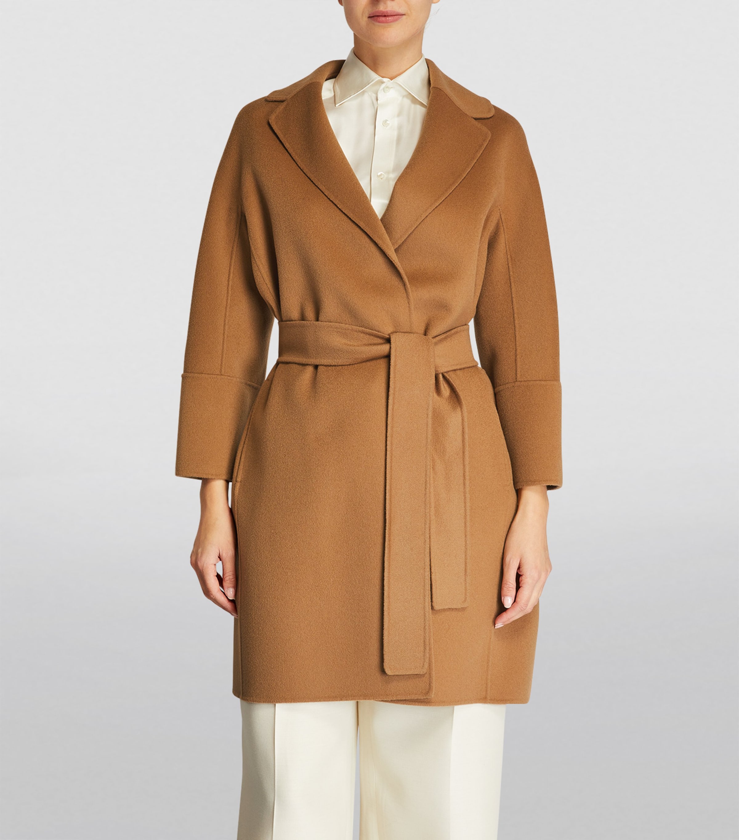 ☆2023FW☆S MAXMARA☆ARONA VIRGIN WOOL BELTED COAT☆3色 Max Mara