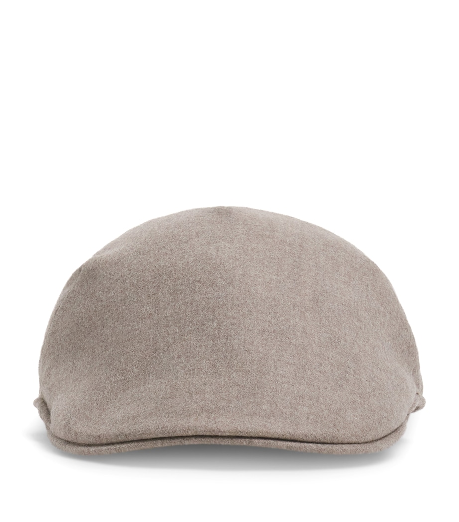 Wool-Cashmere Flat Cap 128B Image 1