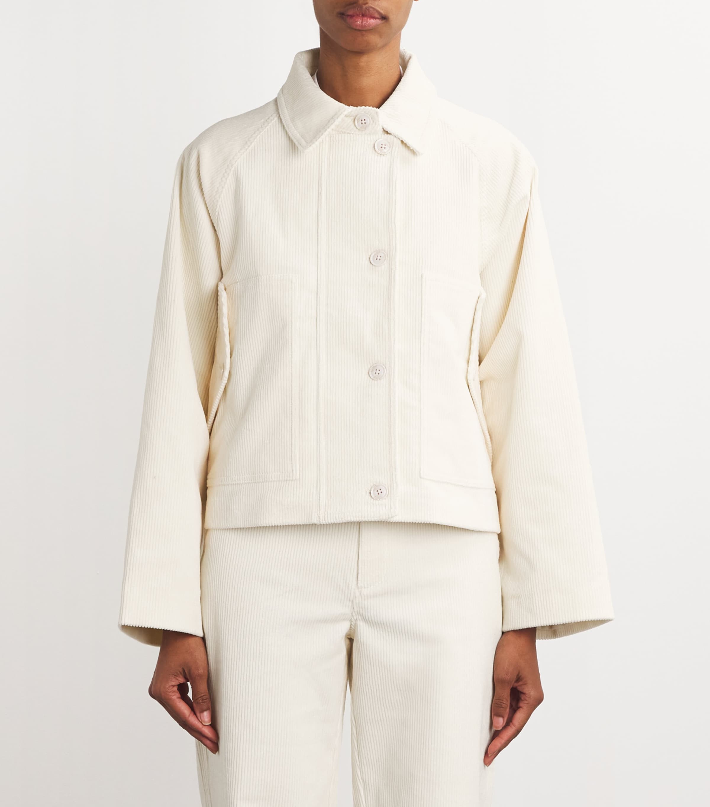 Corduroy Tylee Jacket IVORY Image 3
