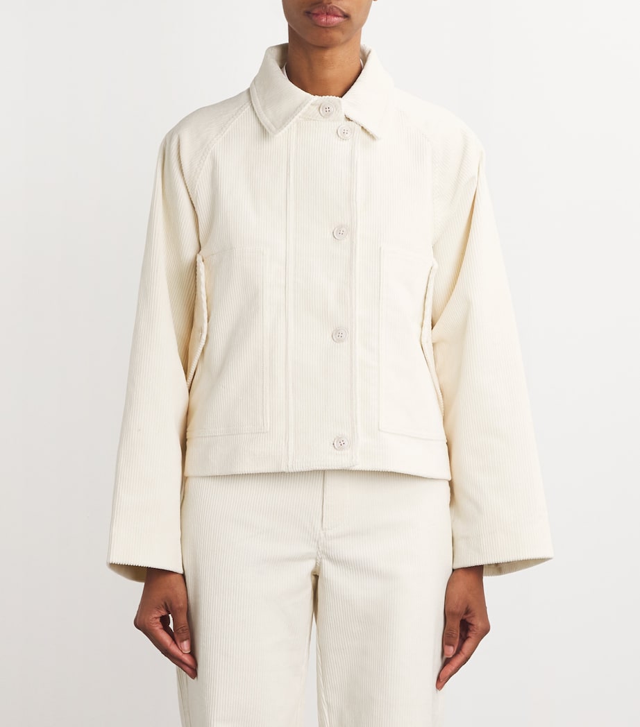 Corduroy Tylee Jacket IVORY Image 3