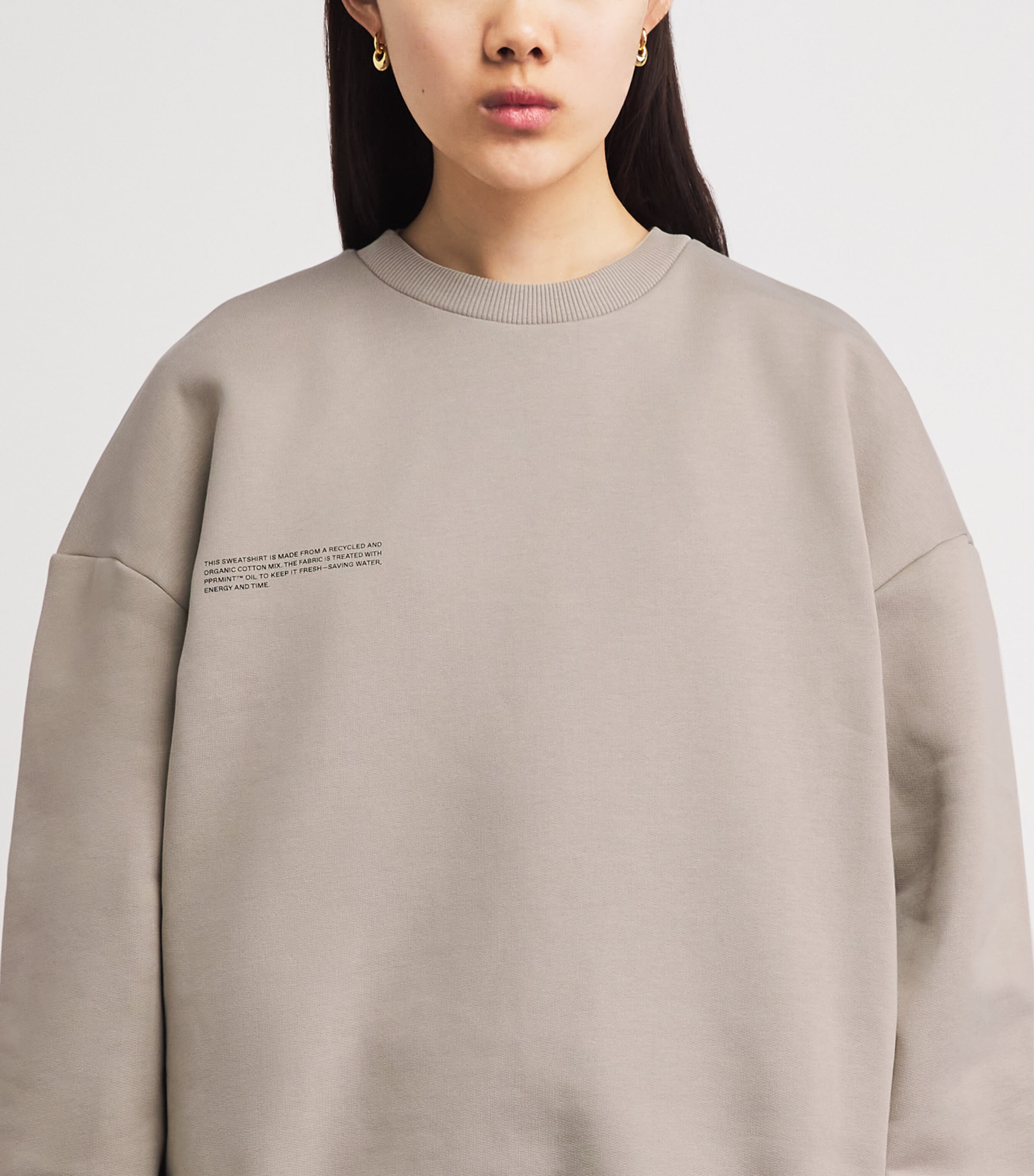 Pangaia Womens Organic Cotton 365 Sweatshirt Image 4