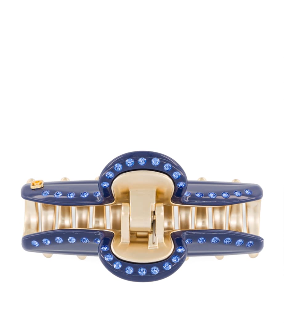 Gold-Plated Claw Hair Clip M5- MARINE/OR Image 3
