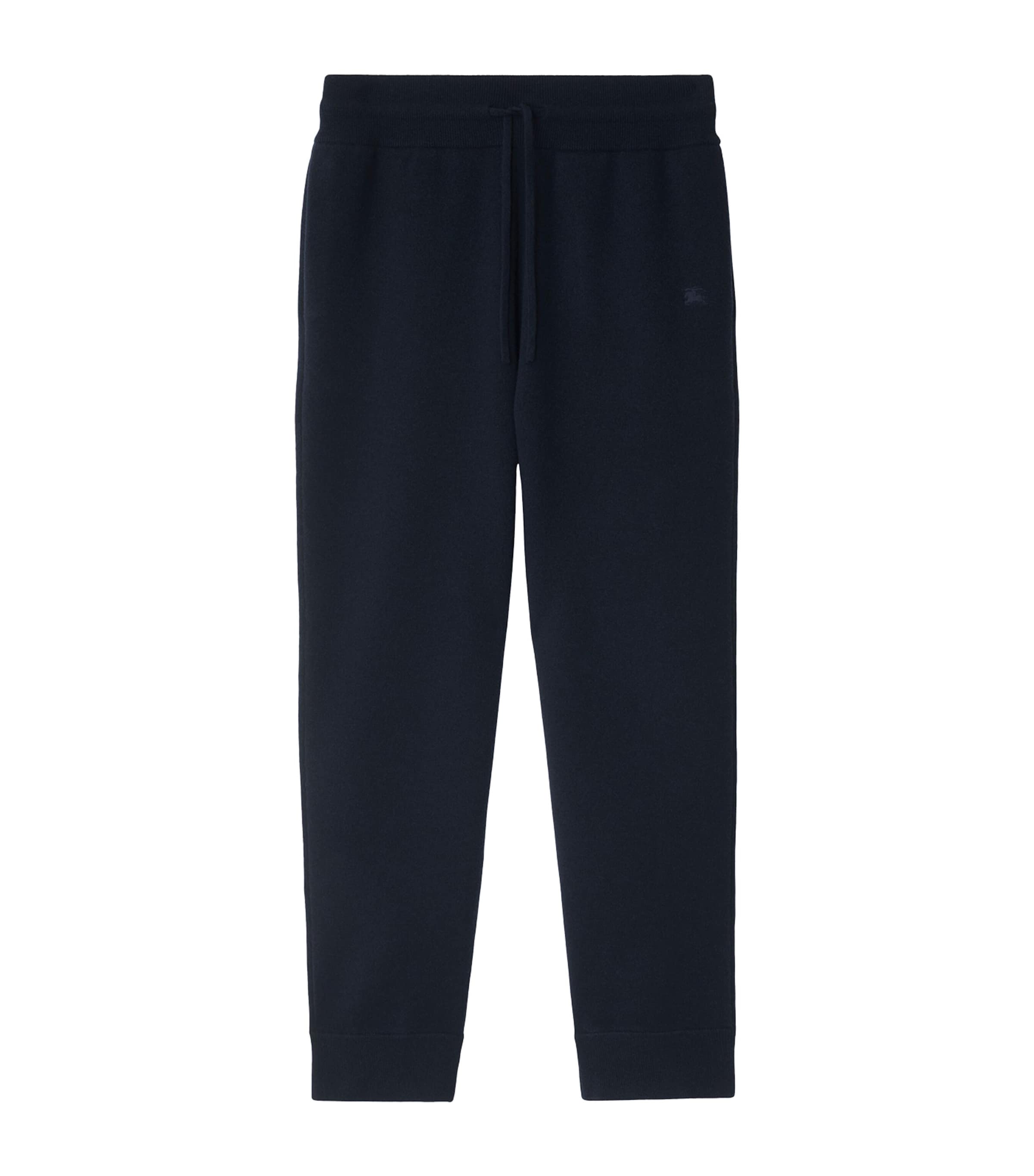 Cashmere-Blend Logo Sweatpants NAVY Image 1