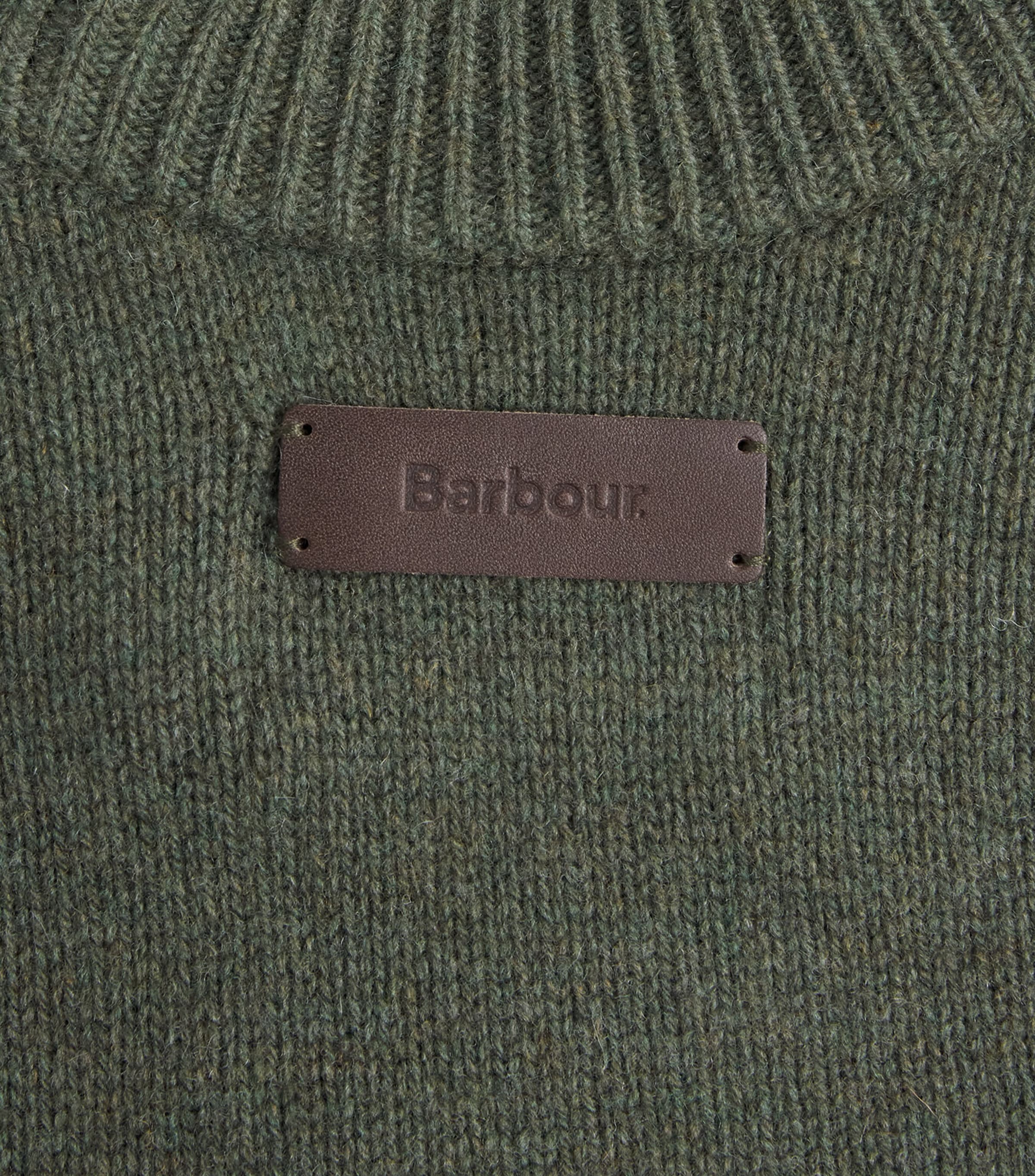 Barbour Womens Wool Ivybridge Sweater Olive Image 6