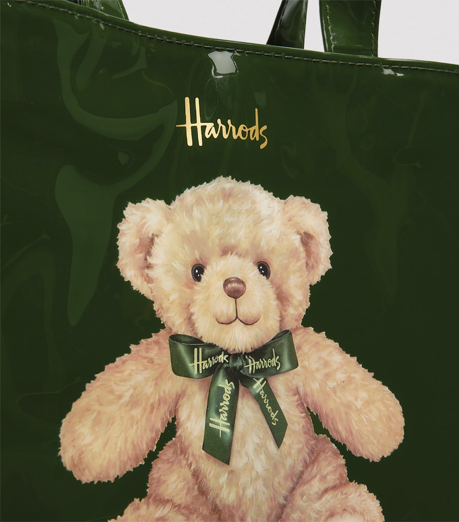Harrods Small Jacob Bear Shopper Bag Black Image 7