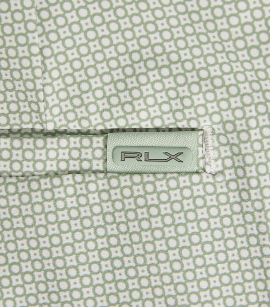 RLX Ralph Lauren Mens Printed Tailored Performance Shorts Scot Fairway L Green Image 6