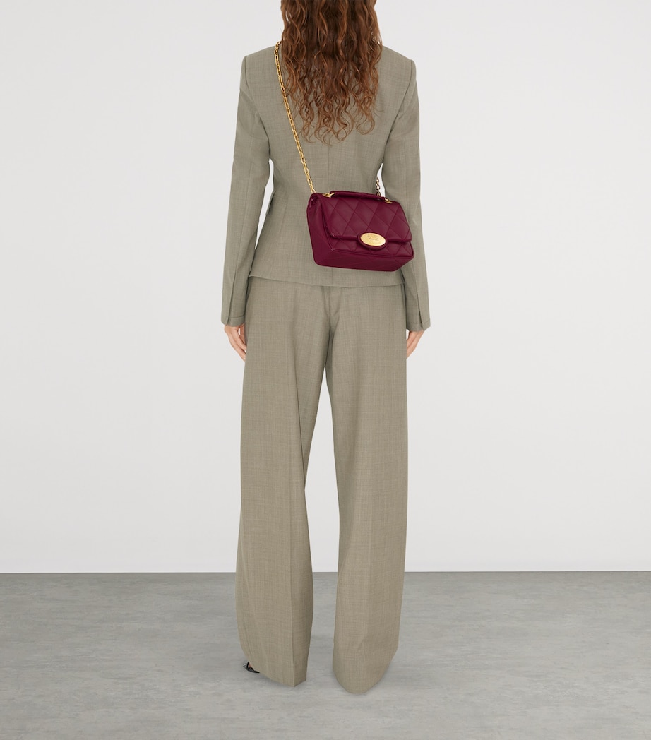 Small Calfskin Strand Shoulder Bag PUNNET Image 3