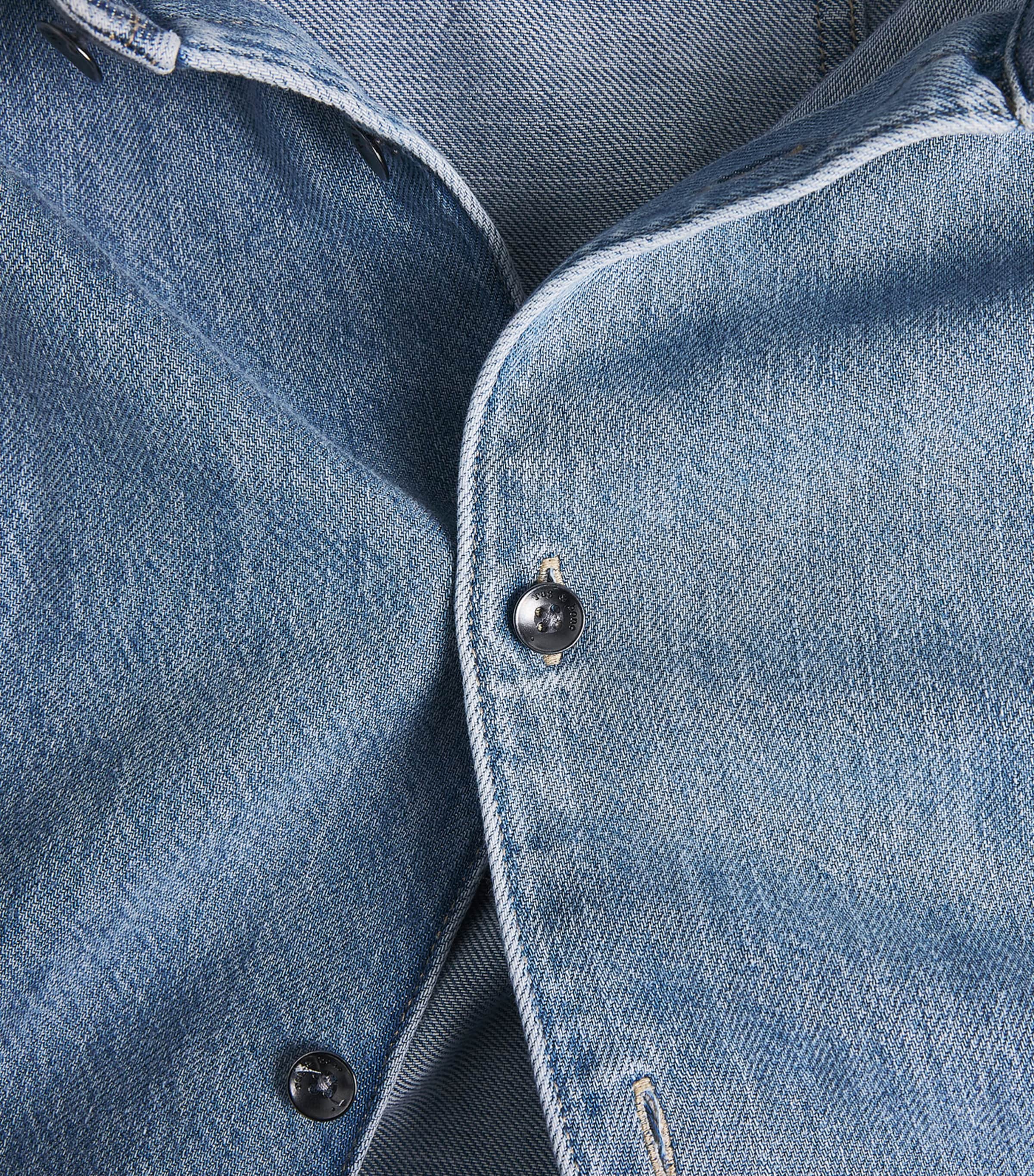 Rag & Bone Mens Cotton-Lyocell Denim Shirt Conrad Image 5