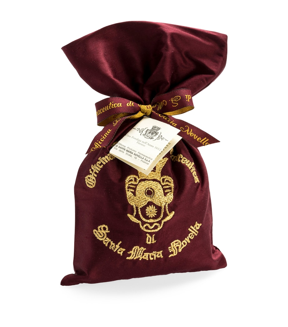 Pot Pourri Maroon Embroidered Silk Bag (40g) NO COLOUR Image 1