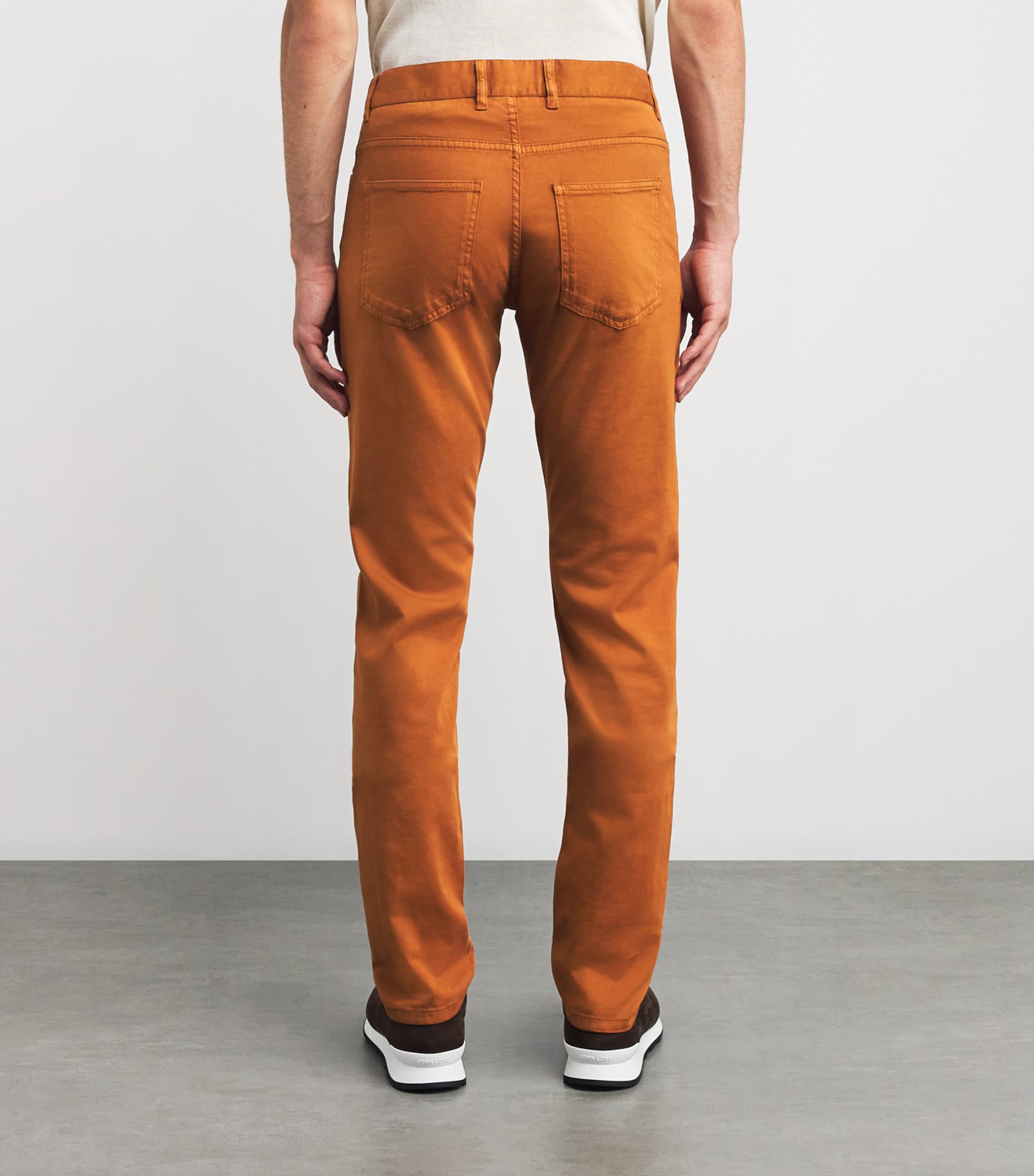 Stretch Cotton-Cashmere Slim Jeans 240 Image 4