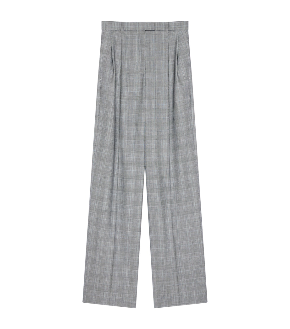 Givenchy Womens Wool Wide-Leg Tailored Trousers Image 1