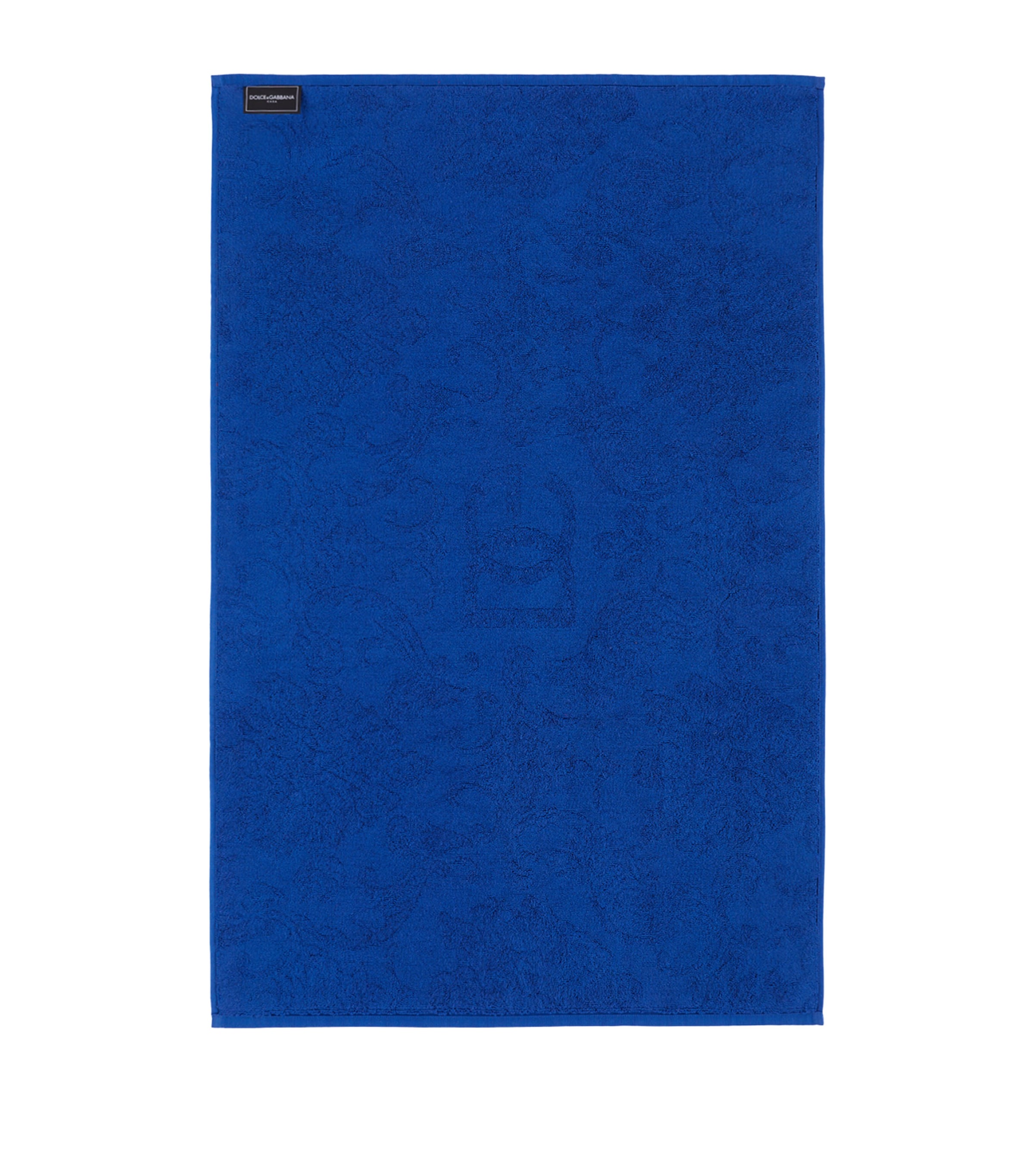 Dolce&Gabbana Casa Logo Bath Mat (87cm x 54cm) Blu Image 2
