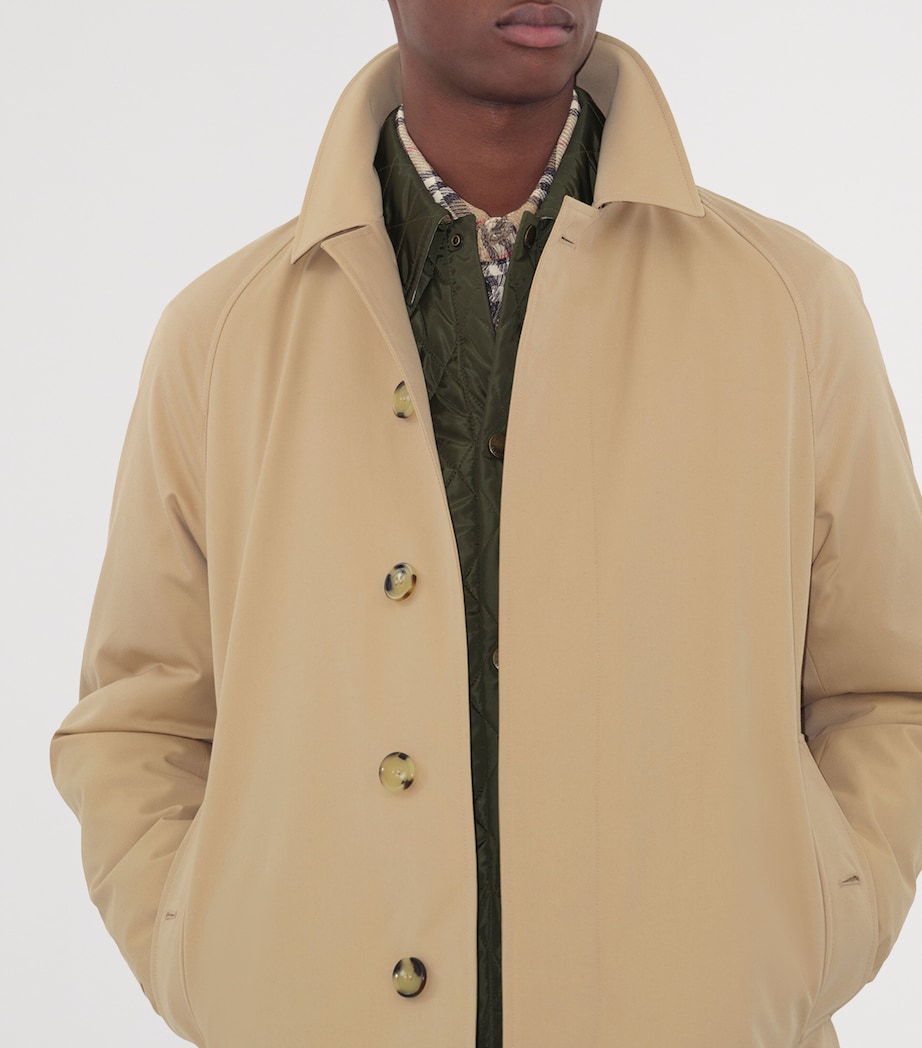 Cotton Camden Heritage Short Car Coat HONEY Image 5