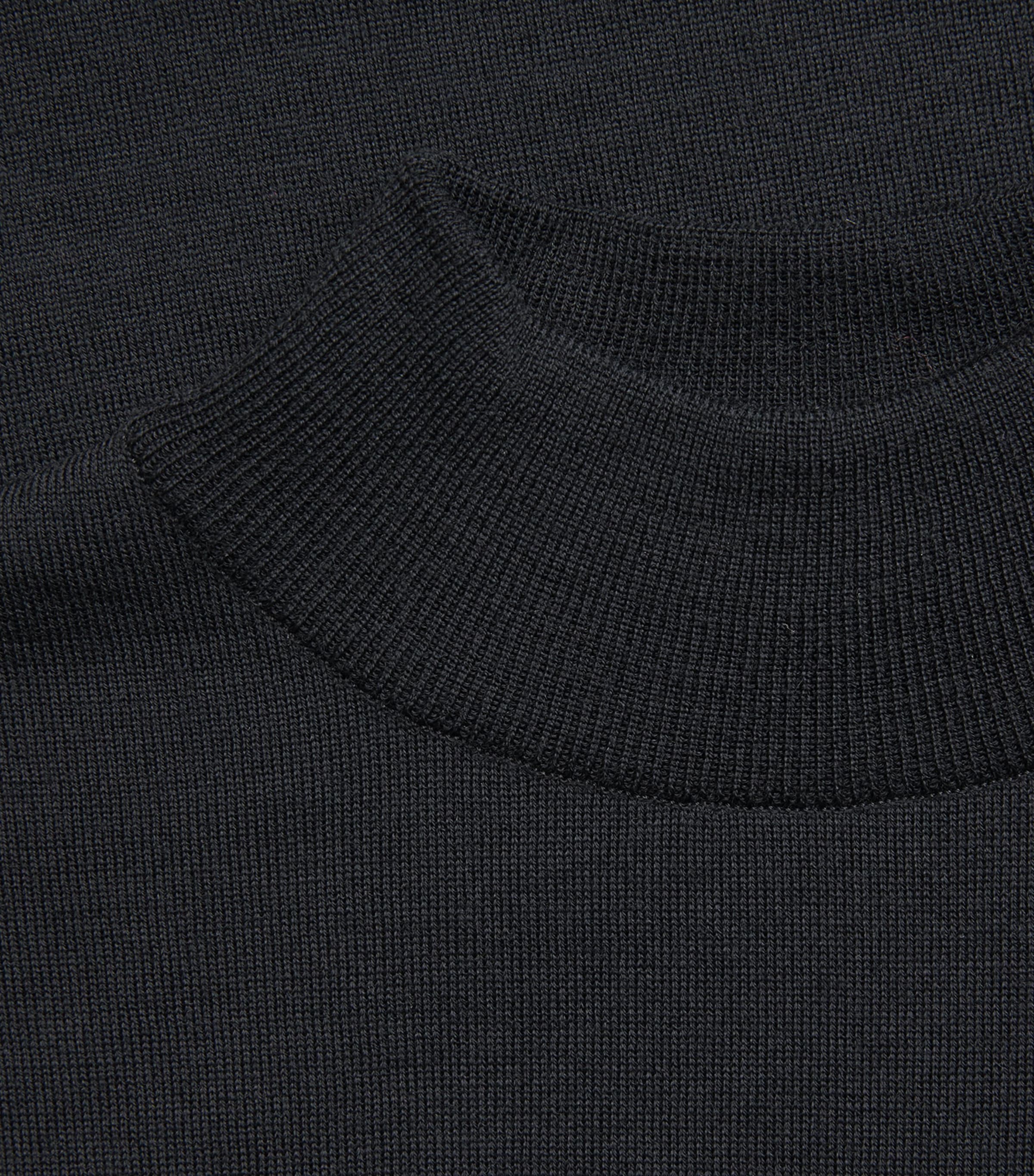 Merino Wool Harcourt Sweater BLACK Image 5