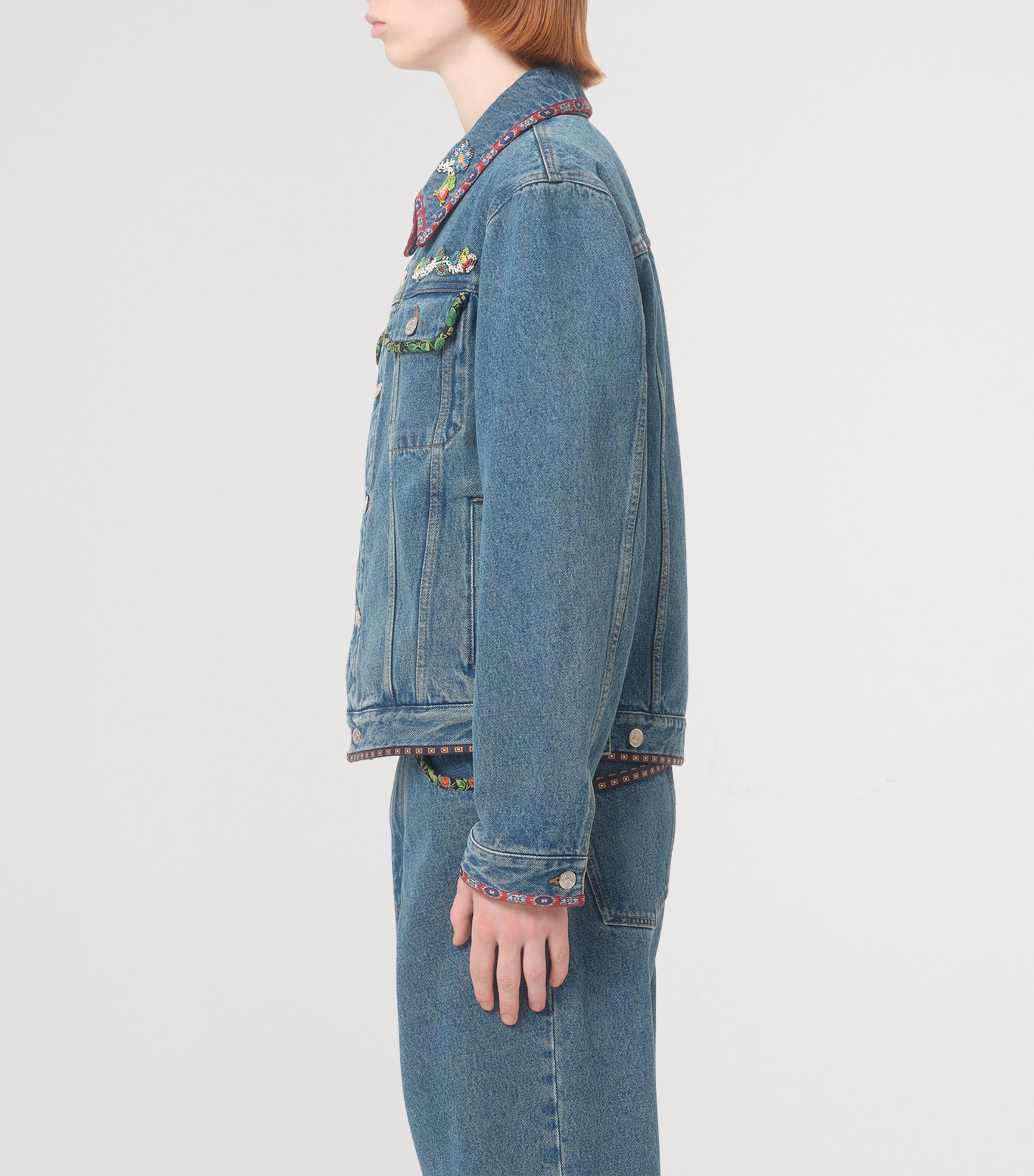 Embellished Denim Jacket 558 Image 4