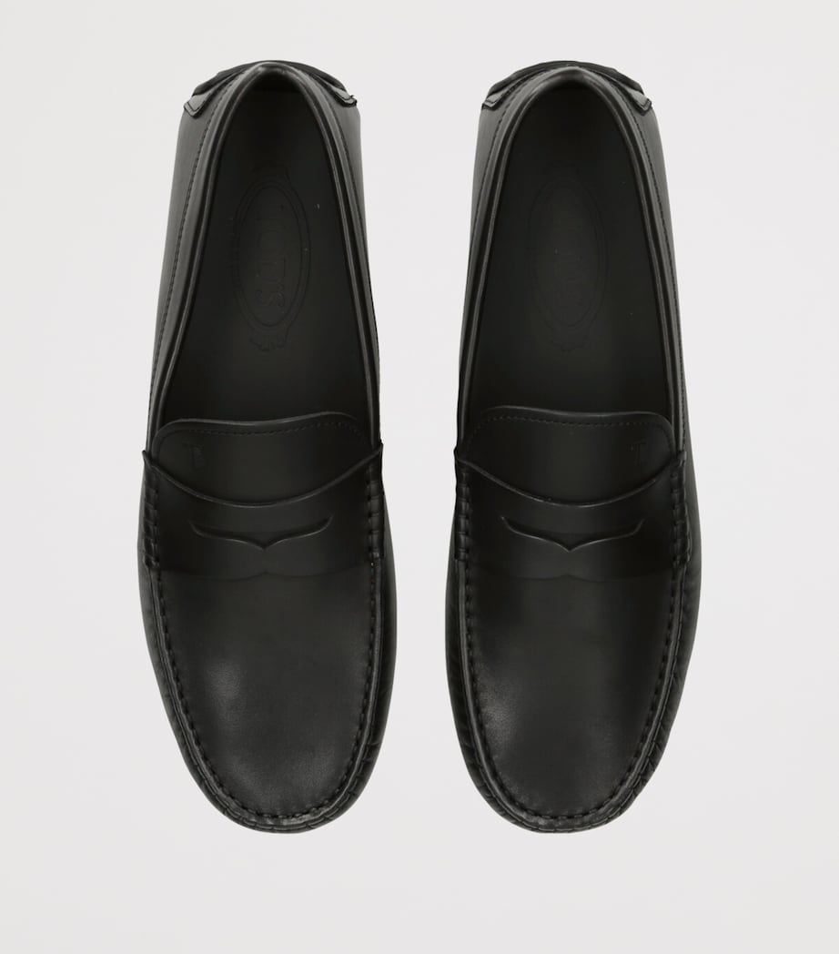 Leather City Gommino Loafers BLACK Image 4