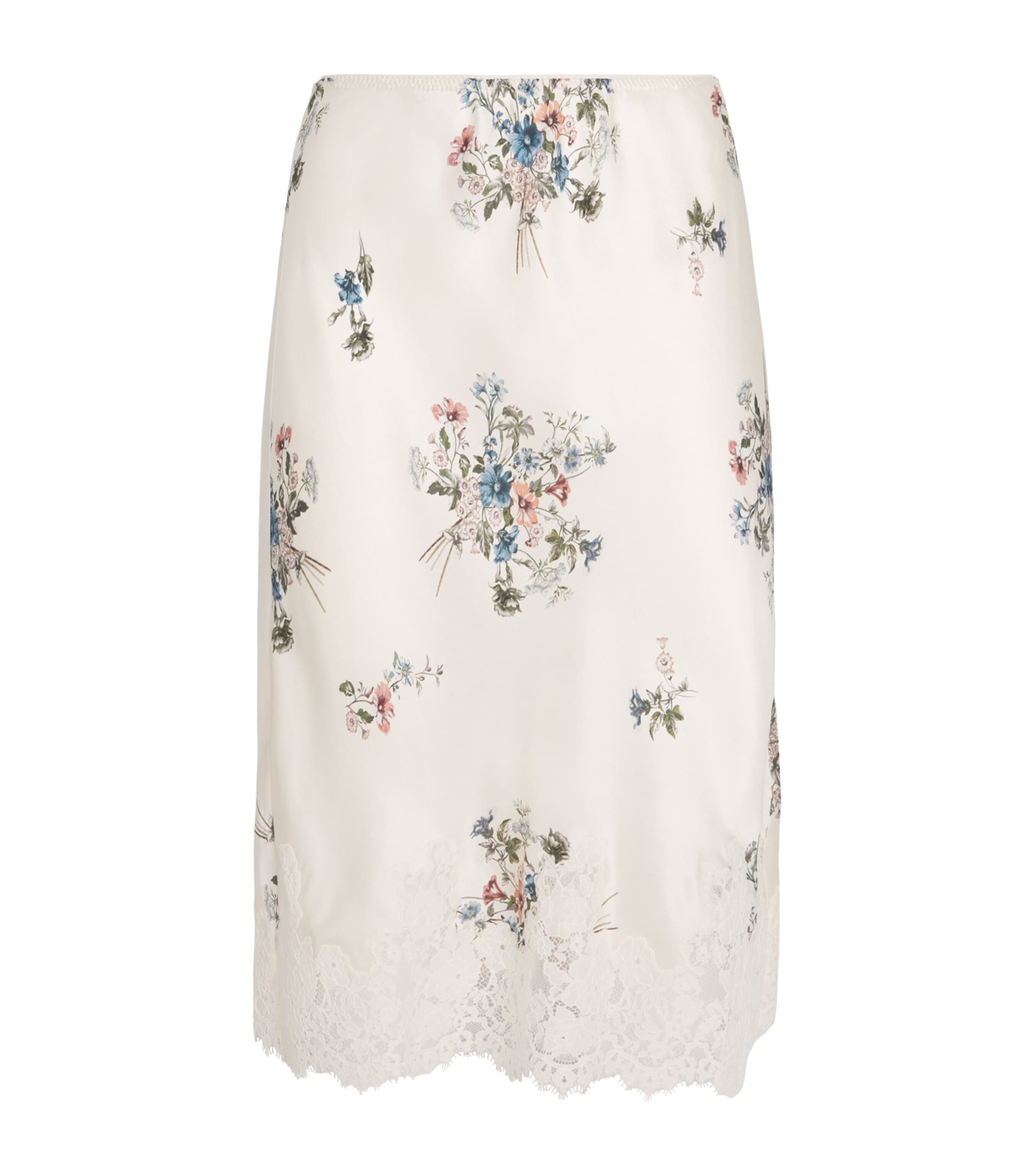 Silk Floral Elowette Midi Skirt PRIMROSE BOUQUET Image 1