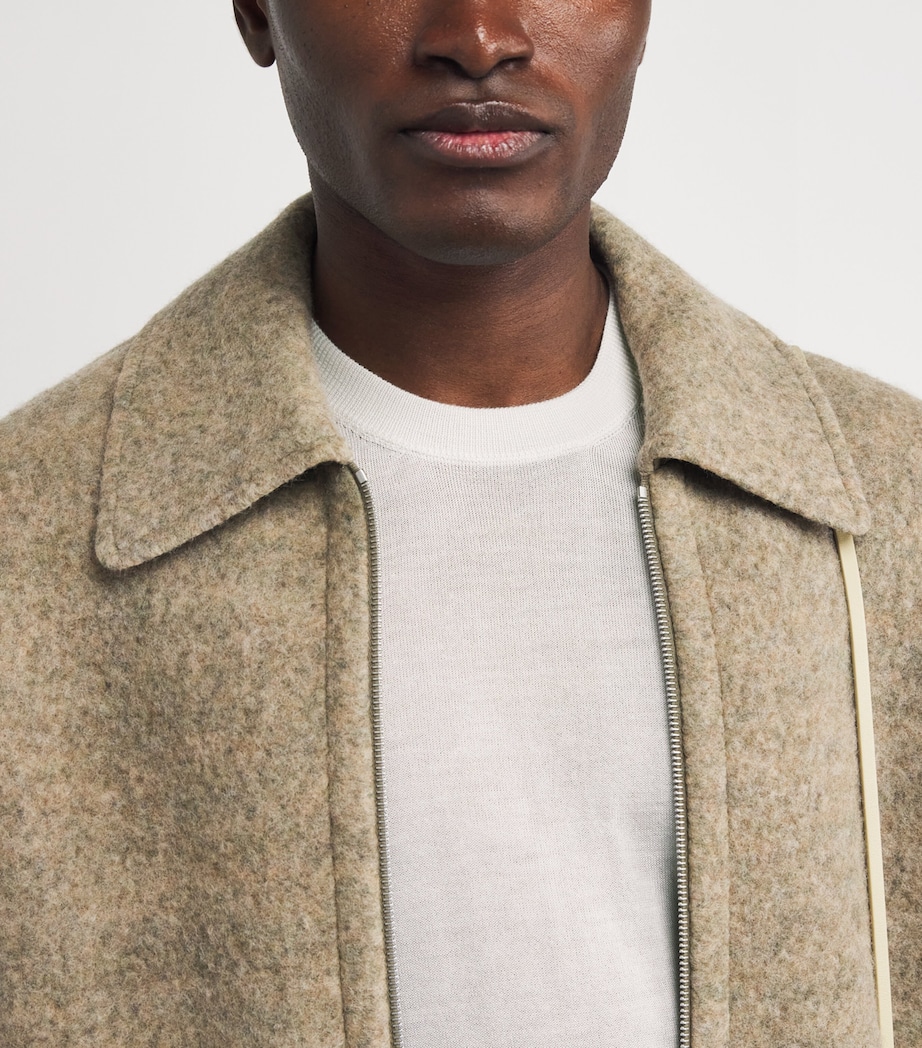 Superfine Cashmere Crew-Neck Sweater HA0327 ZINC WHITE Image 6