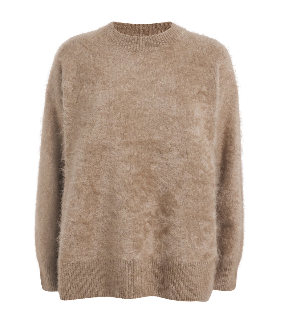 Cashmere Brushed Sweater BEIGE Image 1