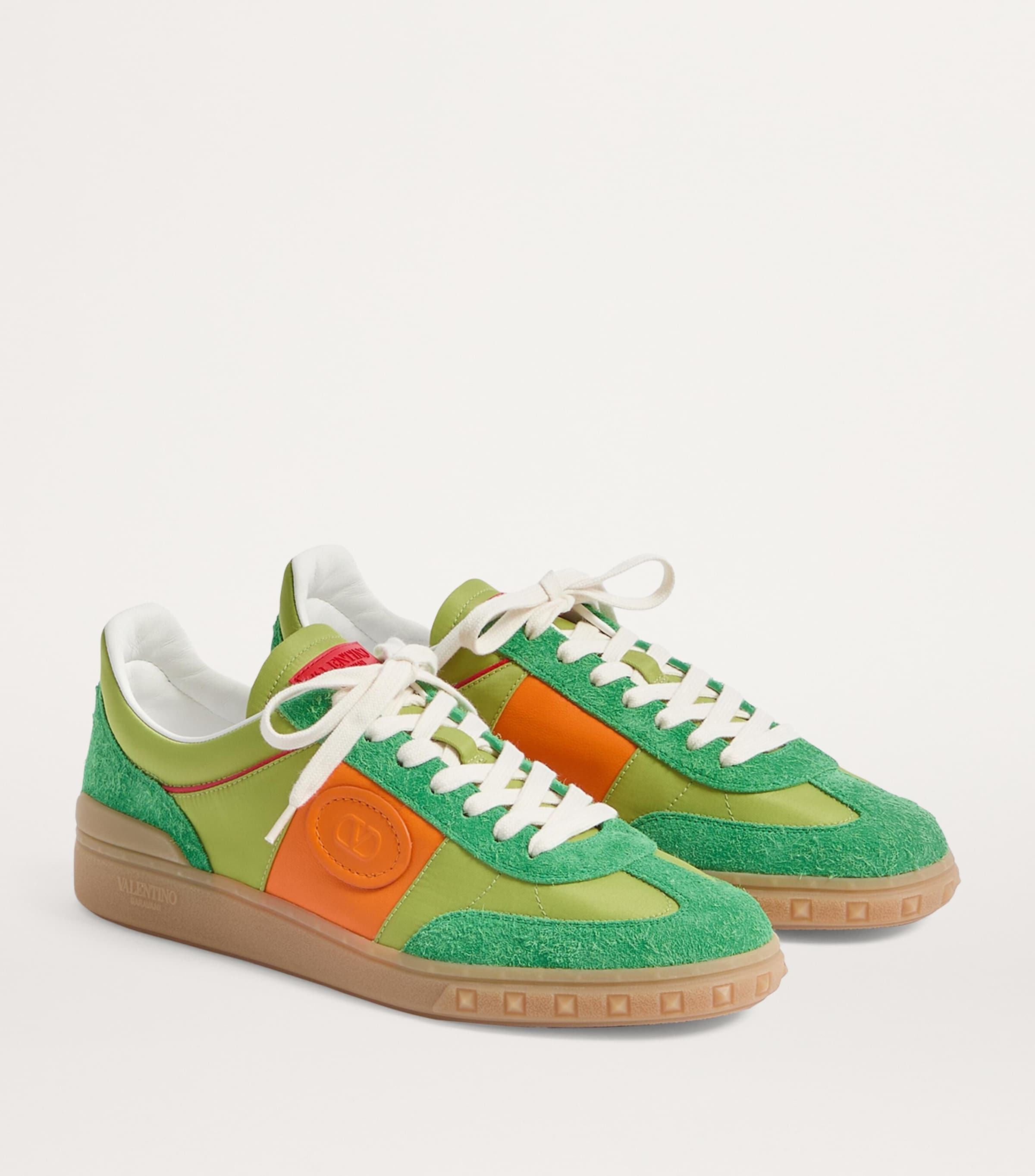 Valentino Garavani Leather Upvillage Sneakers | Harrods UK