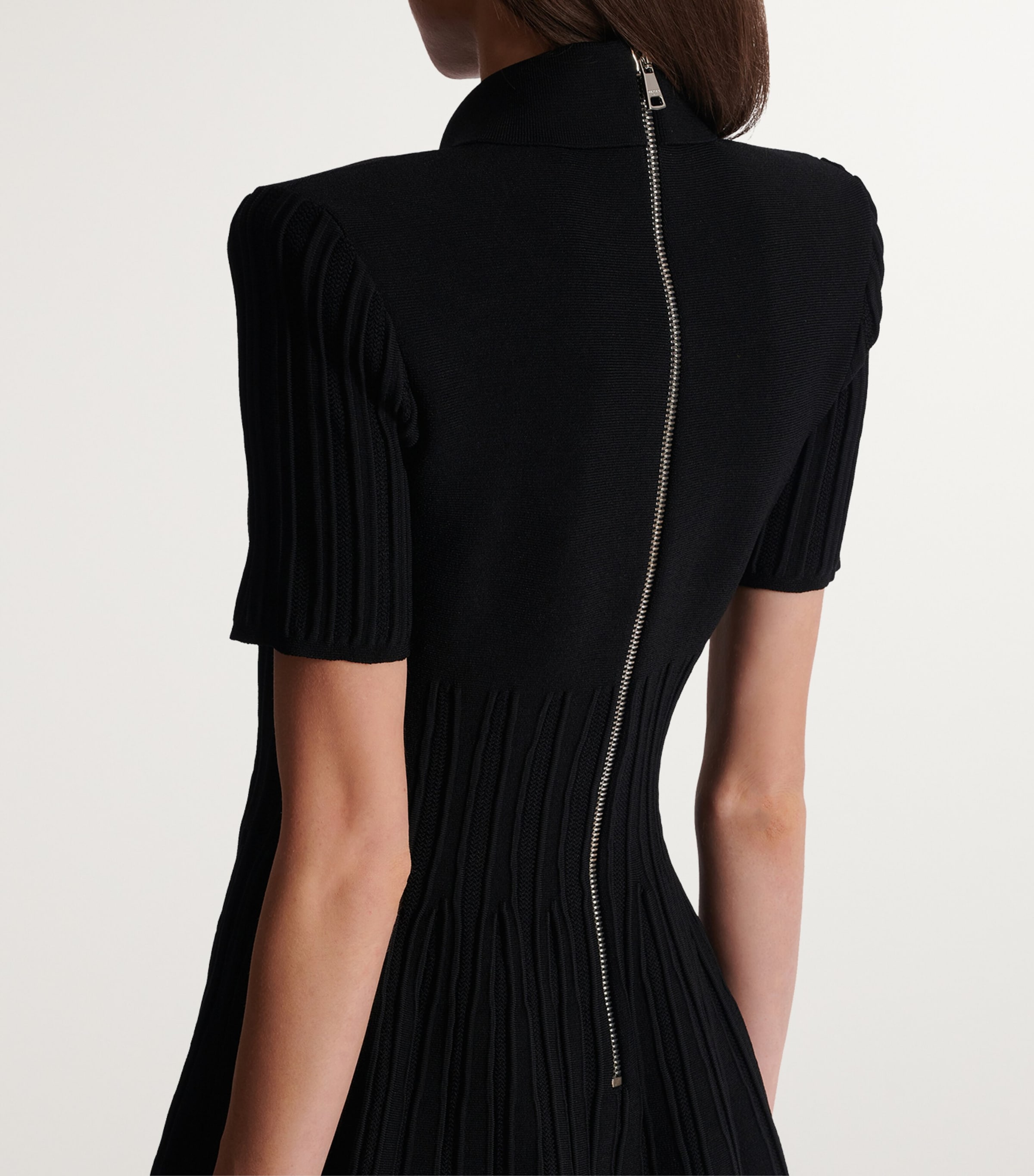 Knitted Mini Dress 0PA NOIR Image 5