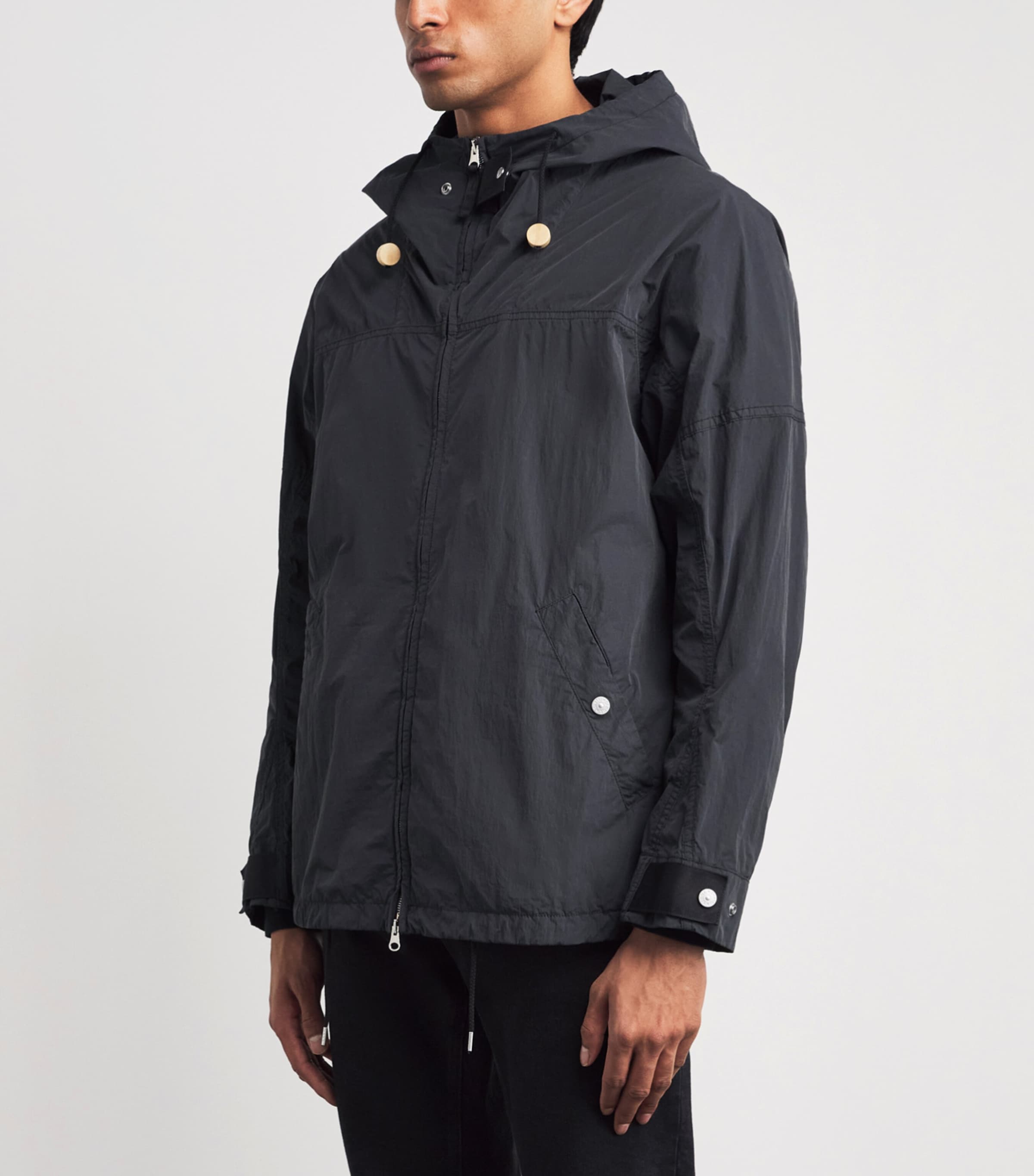 Stone Island Mens Garment-Dyed Nylon TC Parka Image 4