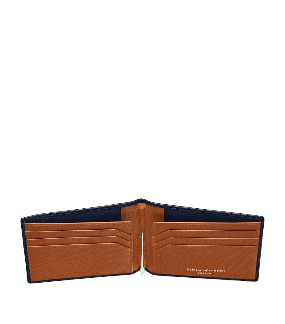 Leather Bi-Fold Wallet BLACK Image 3