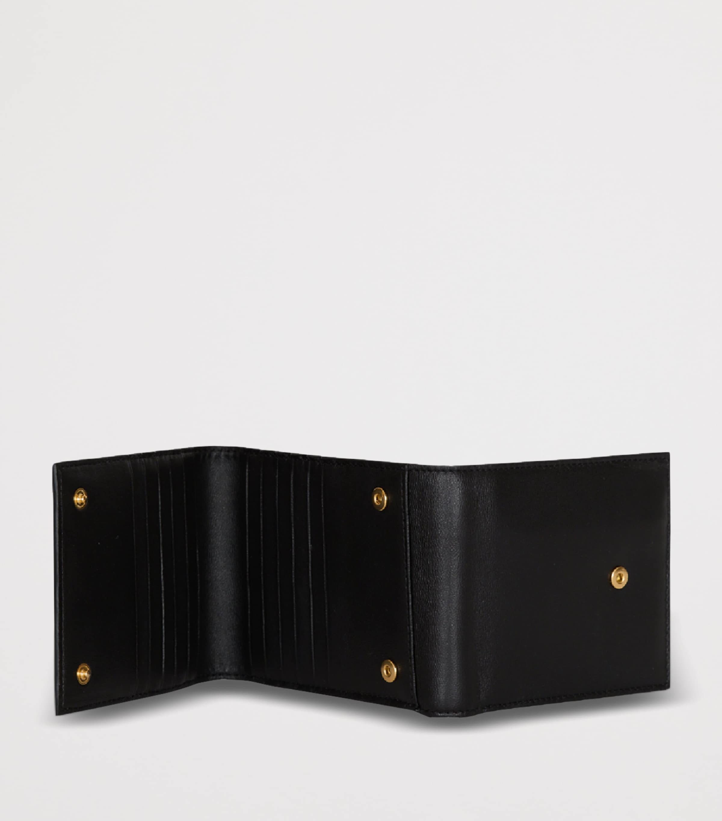 Leather Pulse Trifold Wallet 0PA NOIR Image 2