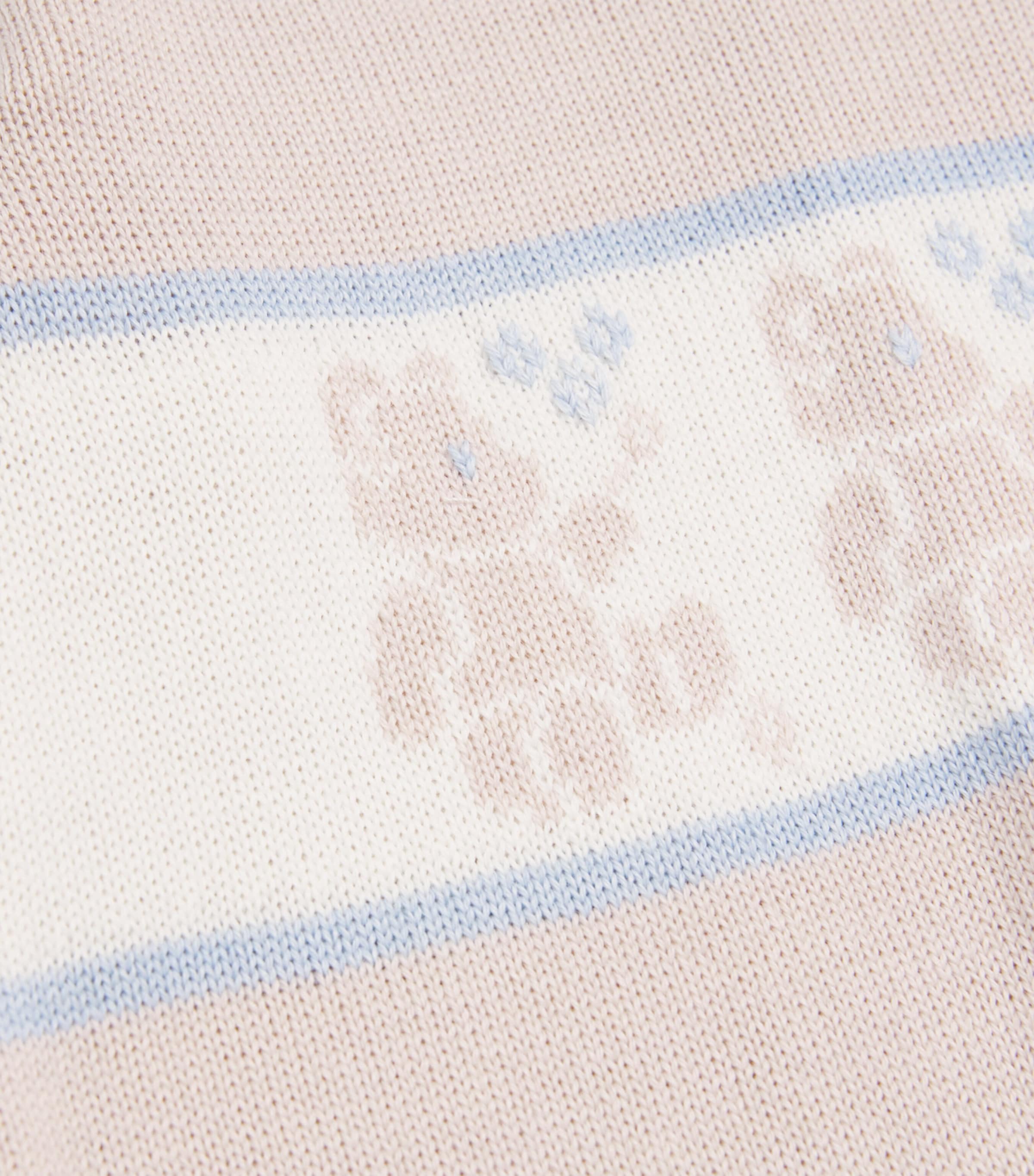 Wool-Blend Jacquard Teddy All-In-One (1-18 Months) BGE-DI Image 3