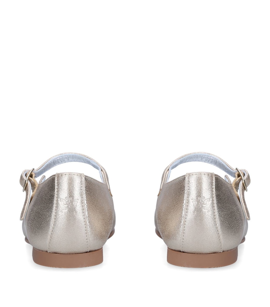 Leather Avery Mary Janes GOLD Image 2
