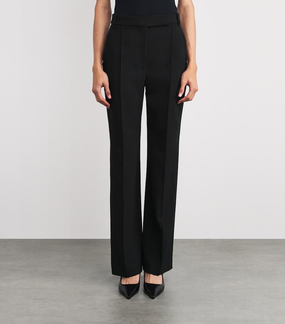Satin Mackinley Suit Trousers DBLK BLACK Image 3