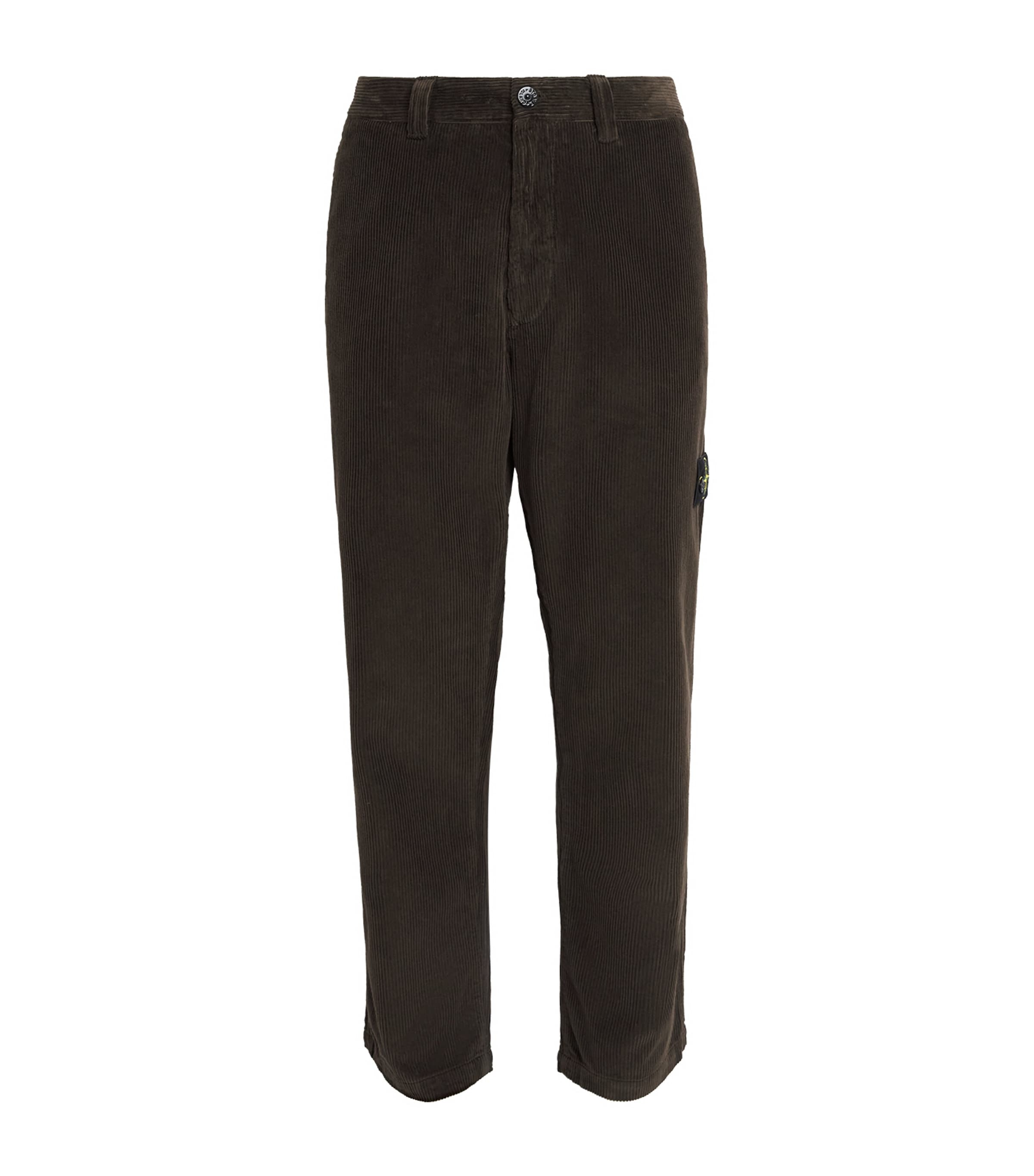Stone Island Mens Organic Corduroy Trousers Image 1
