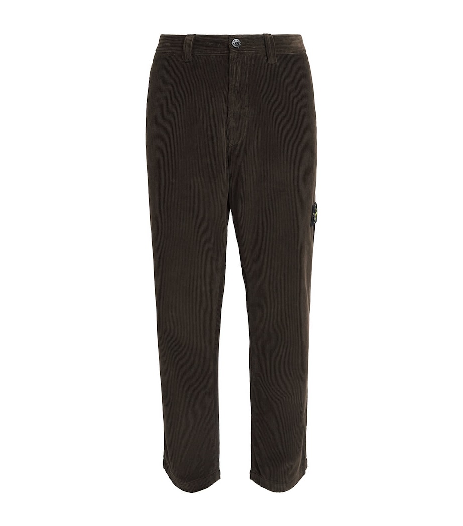 Stone Island Mens Organic Corduroy Trousers Image 1