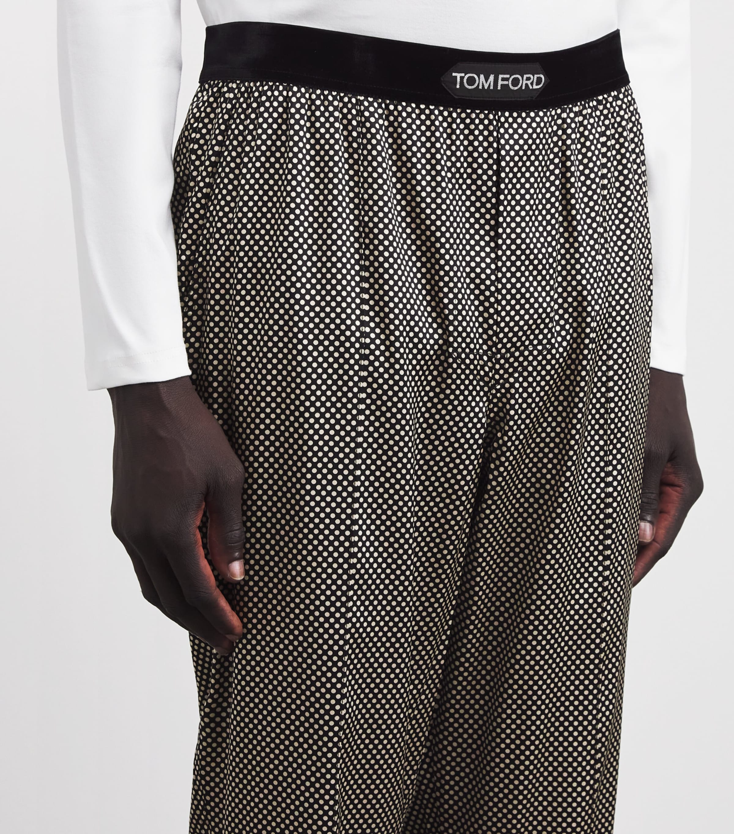 TOM FORD Stretch-Silk Polka-Dot Pyjama Bottoms | Men Clothing | Nightwear | Pyjamas | Loungewear | Designers | Tom Ford TOM FORD Stretch-Silk Polka-Dot Pyjama Bottoms | Men Clothing | Nightwear | Pyjamas | Loungewear | Designers | Tom Ford