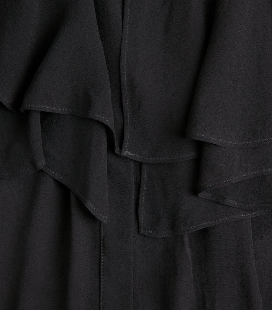 PAIGE Womens Lucia Blouse Black Image 6