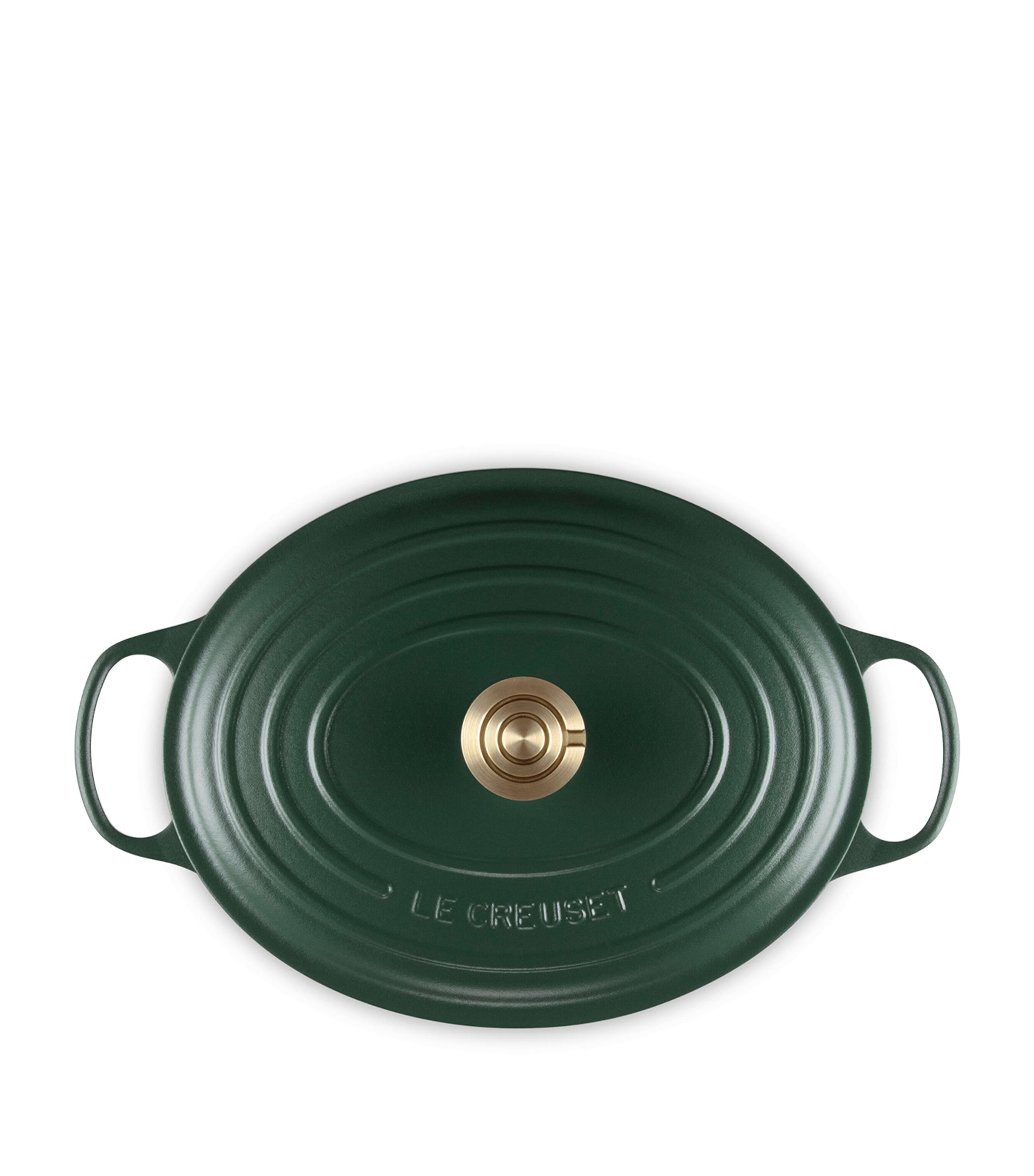 Le Creuset Cast Iron Oval Casserole Dish (31cm) Green Image 5